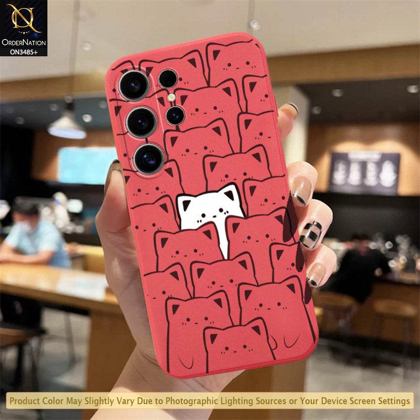 Samsung Galaxy S24 Ultra Cover - ONation Be Different Series - HQ Liquid Silicone Elegant Colors Camera Protection Soft Case - Futurestore.pk