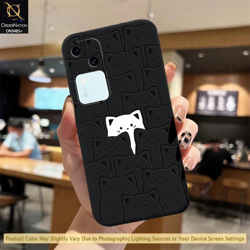 Vivo V30 Cover - ONation Be Different Series - HQ Liquid Silicone Elegant Colors Camera Protection Soft Case - Futurestore.pk