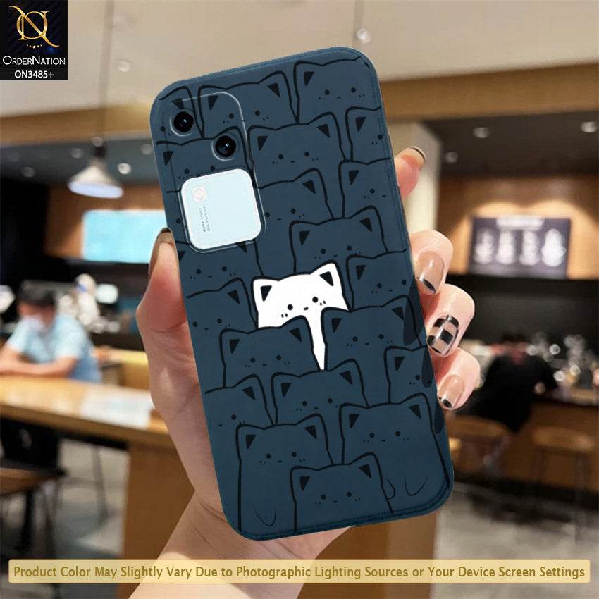 Vivo V30 Cover - ONation Be Different Series - HQ Liquid Silicone Elegant Colors Camera Protection Soft Case - Futurestore.pk