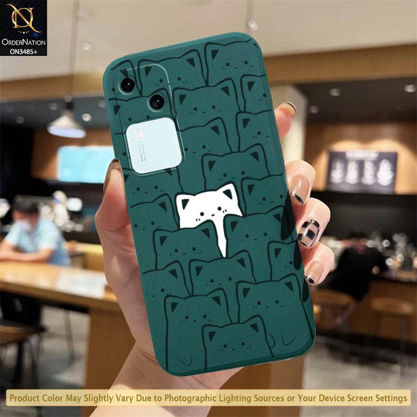 Vivo V30 Cover - ONation Be Different Series - HQ Liquid Silicone Elegant Colors Camera Protection Soft Case - Futurestore.pk