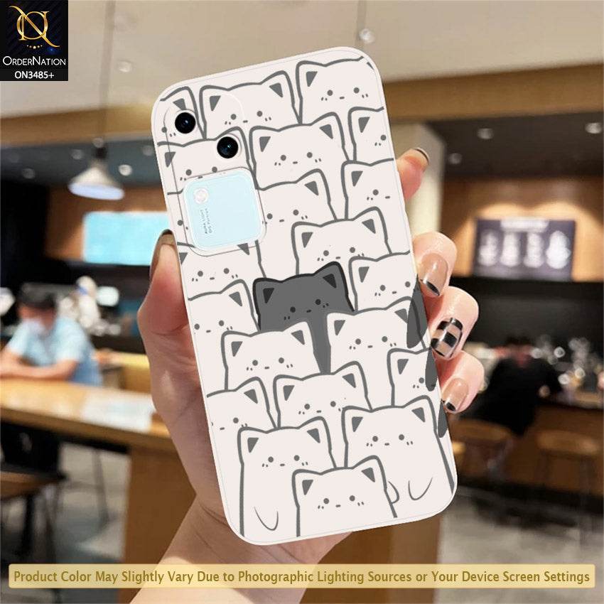 Vivo V30 Cover - ONation Be Different Series - HQ Liquid Silicone Elegant Colors Camera Protection Soft Case - Futurestore.pk