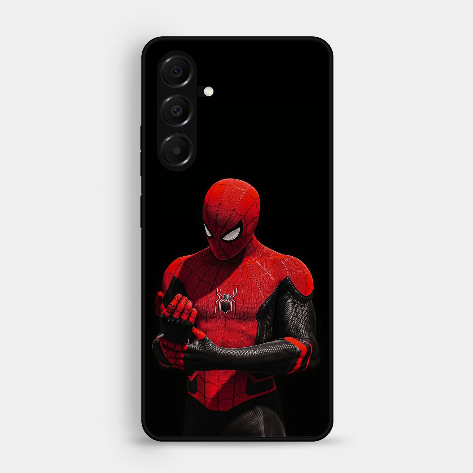 Samsung Galaxy A16 Spiderman Wallpaper By The - Premium Metal Printed Soft Bumper Shock Proof Case