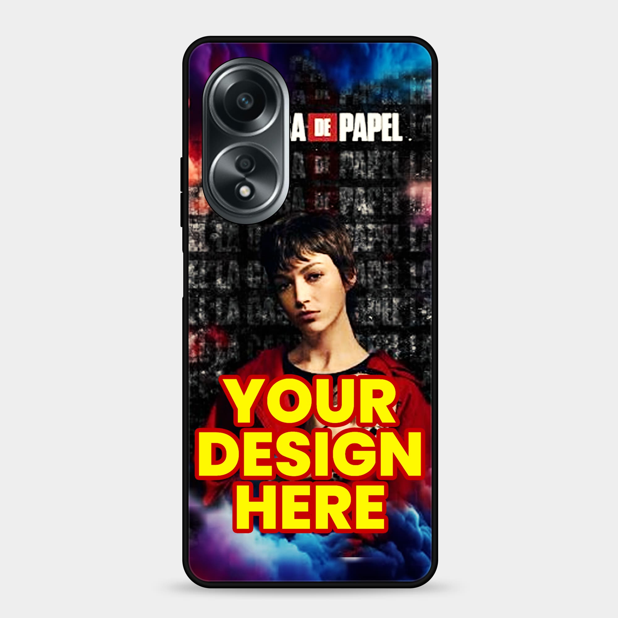 Oppo A58 Customized Own Premium Glossy Phone Case