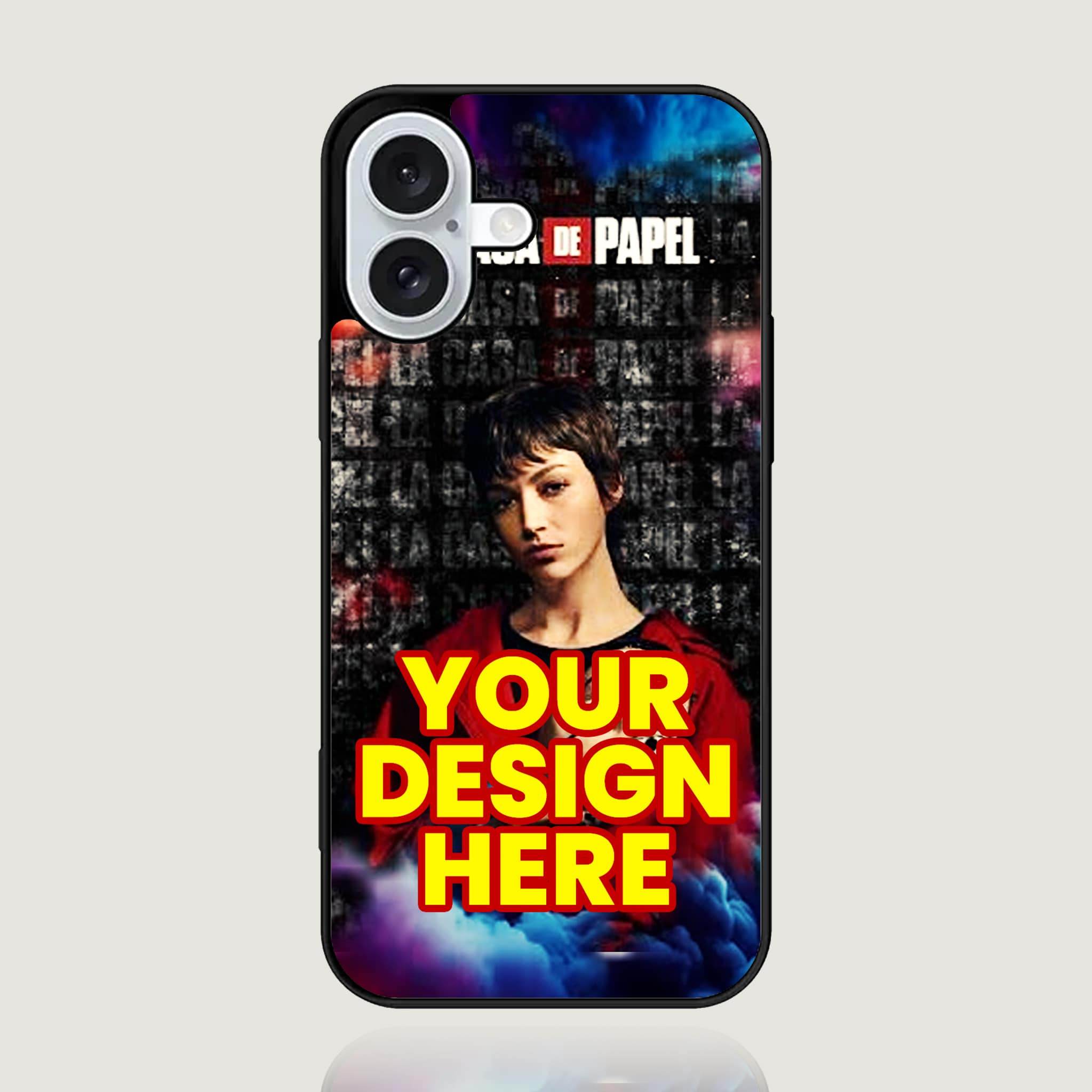 iPhone 16 Plus Customized Own Premium Glossy Phone Case - Futurestore.pk