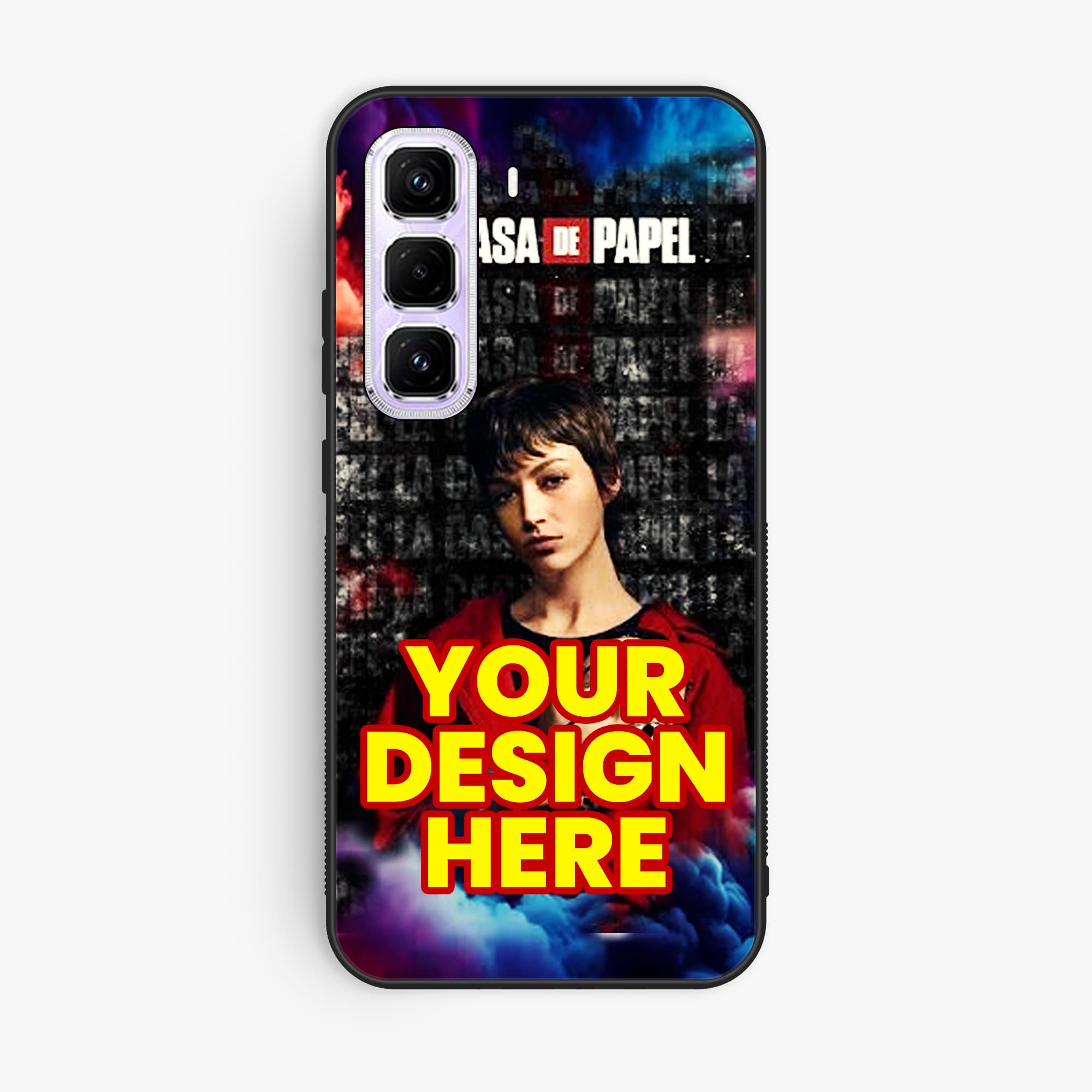 Infinix Hot 50 Pro Customized Own Premium Glossy Phone Case