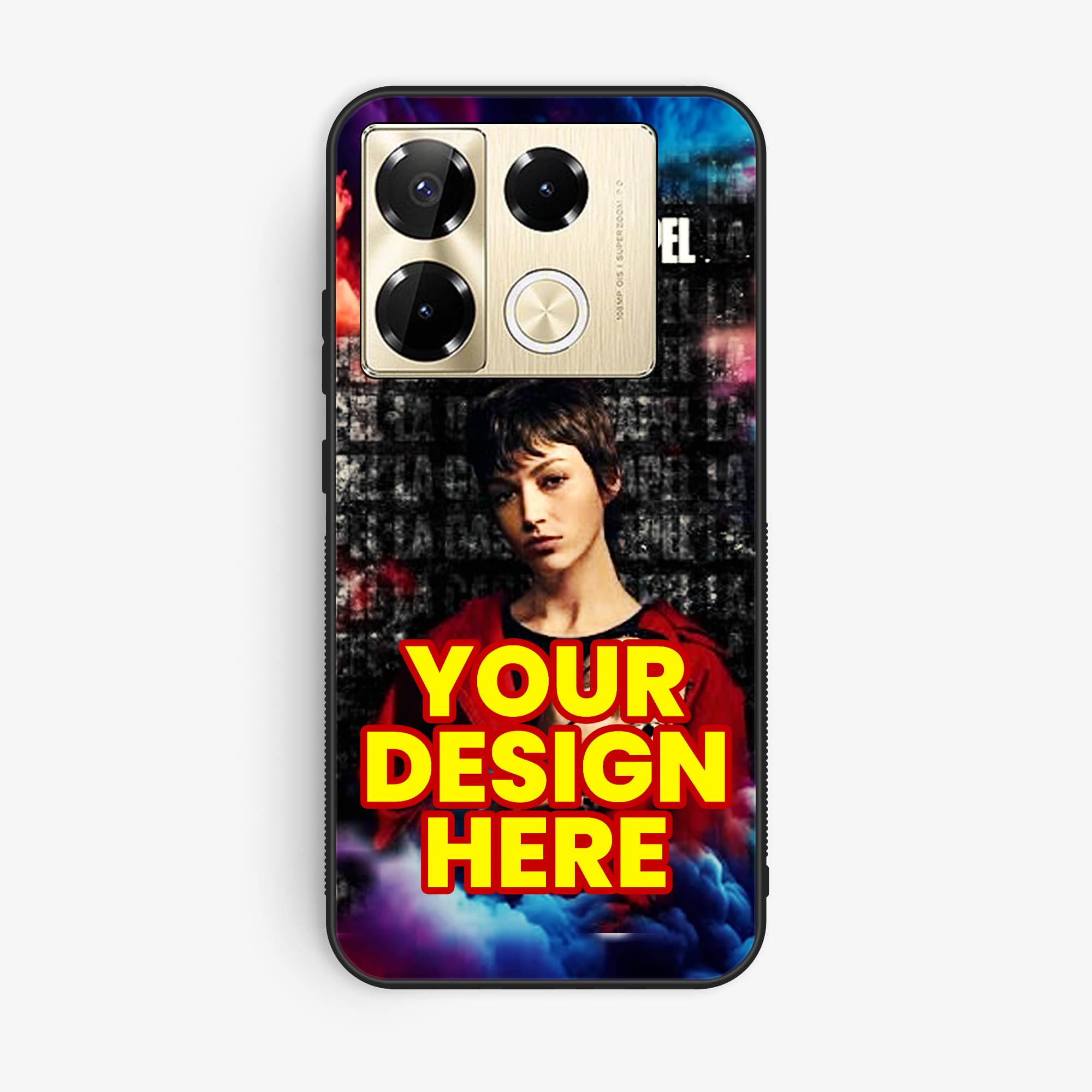 Infinix Note 40 Pro Customized Own Premium Glossy Phone Case