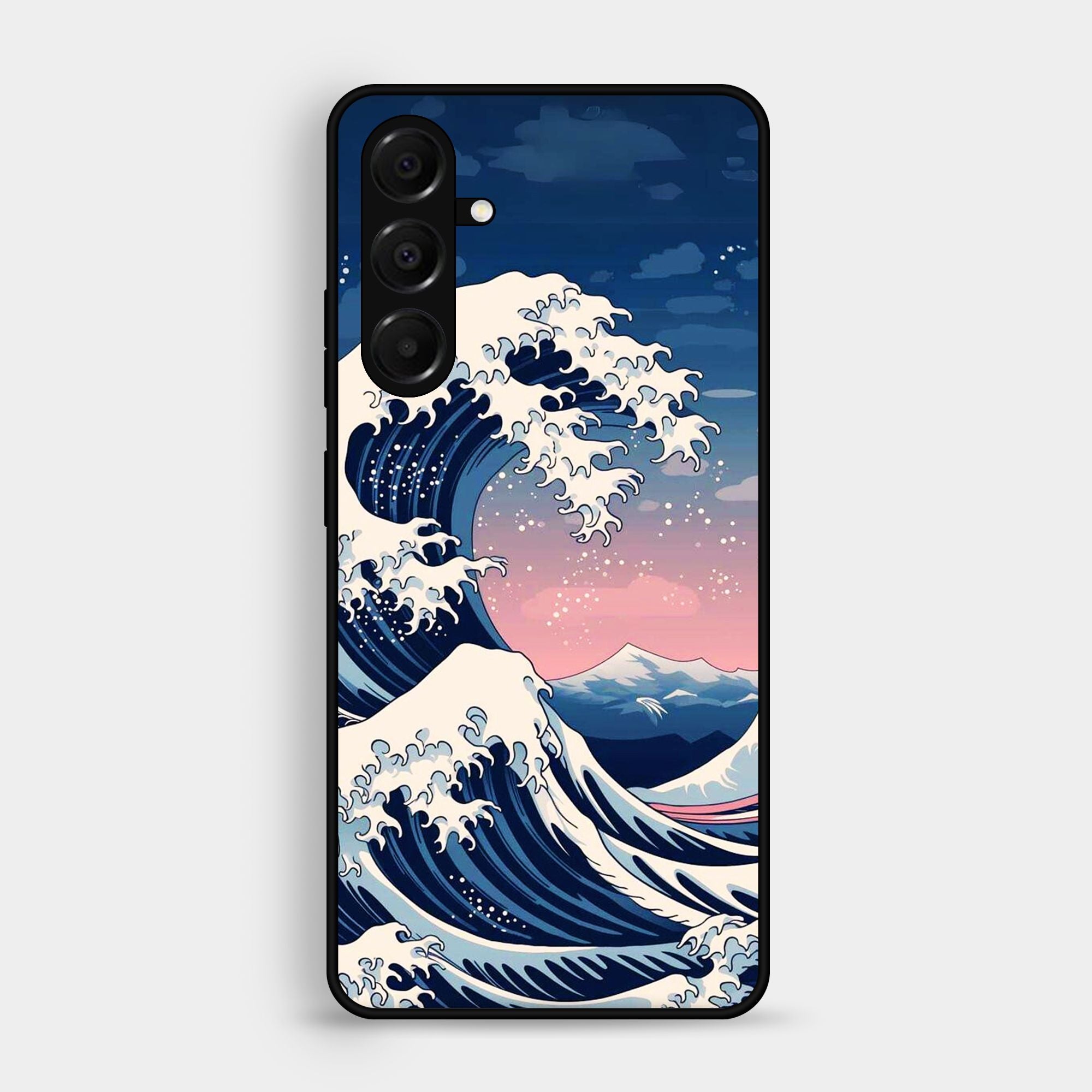 Samsung Samsung Galaxy A05s Ocean Wave Art Premium Metal Printed soft Bumper shock Proof Case