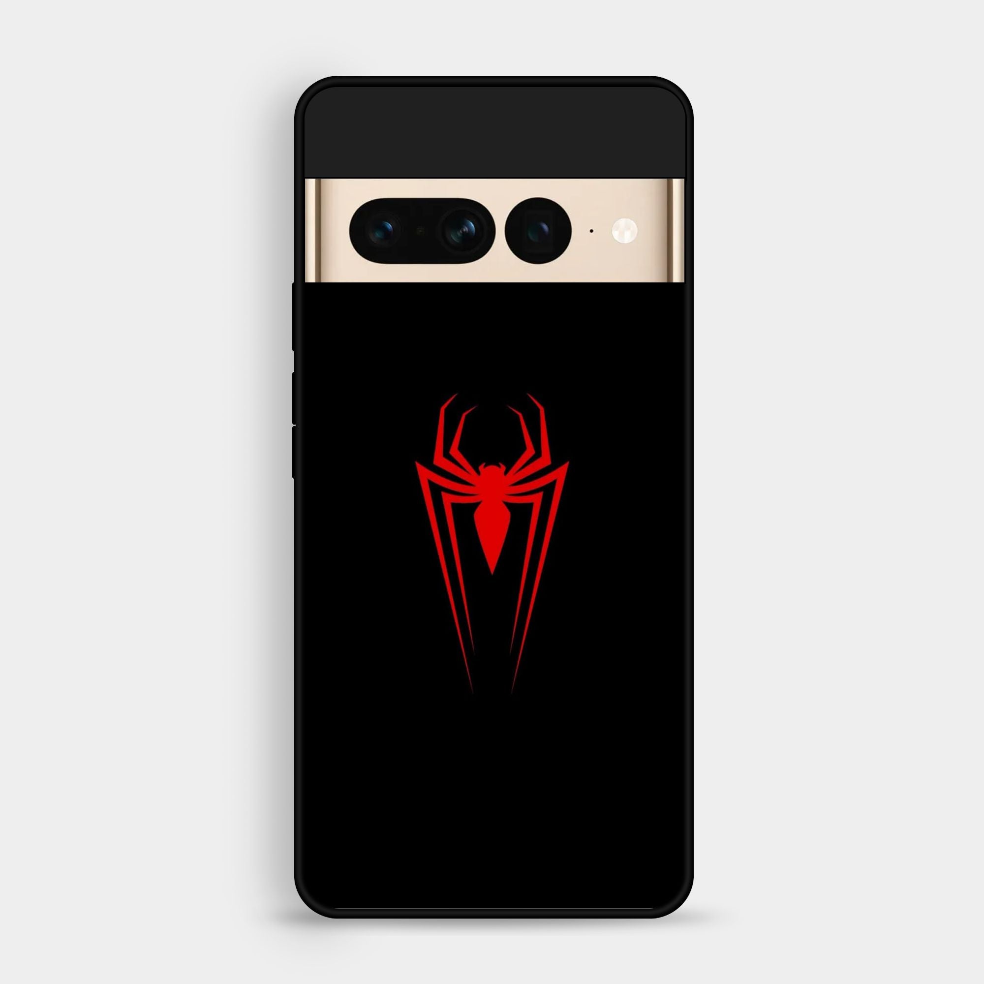 Google Pixel 7 Pro The Amazing Spider Logo Wallpaper - Premium Metal Printed Soft Bumper Shock Proof Case