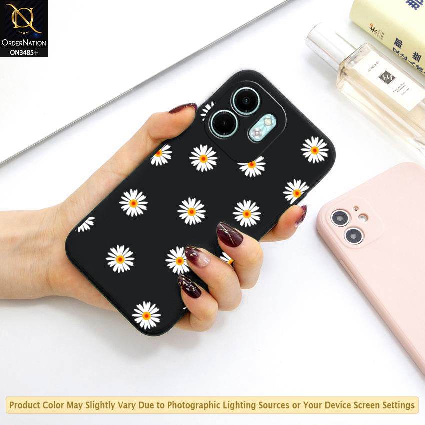 Infinix Smart 9 HD Cover - ONation Daisy Series - HQ Liquid Silicone Elegant Colors Camera Protection Soft Case - Futurestore.pk
