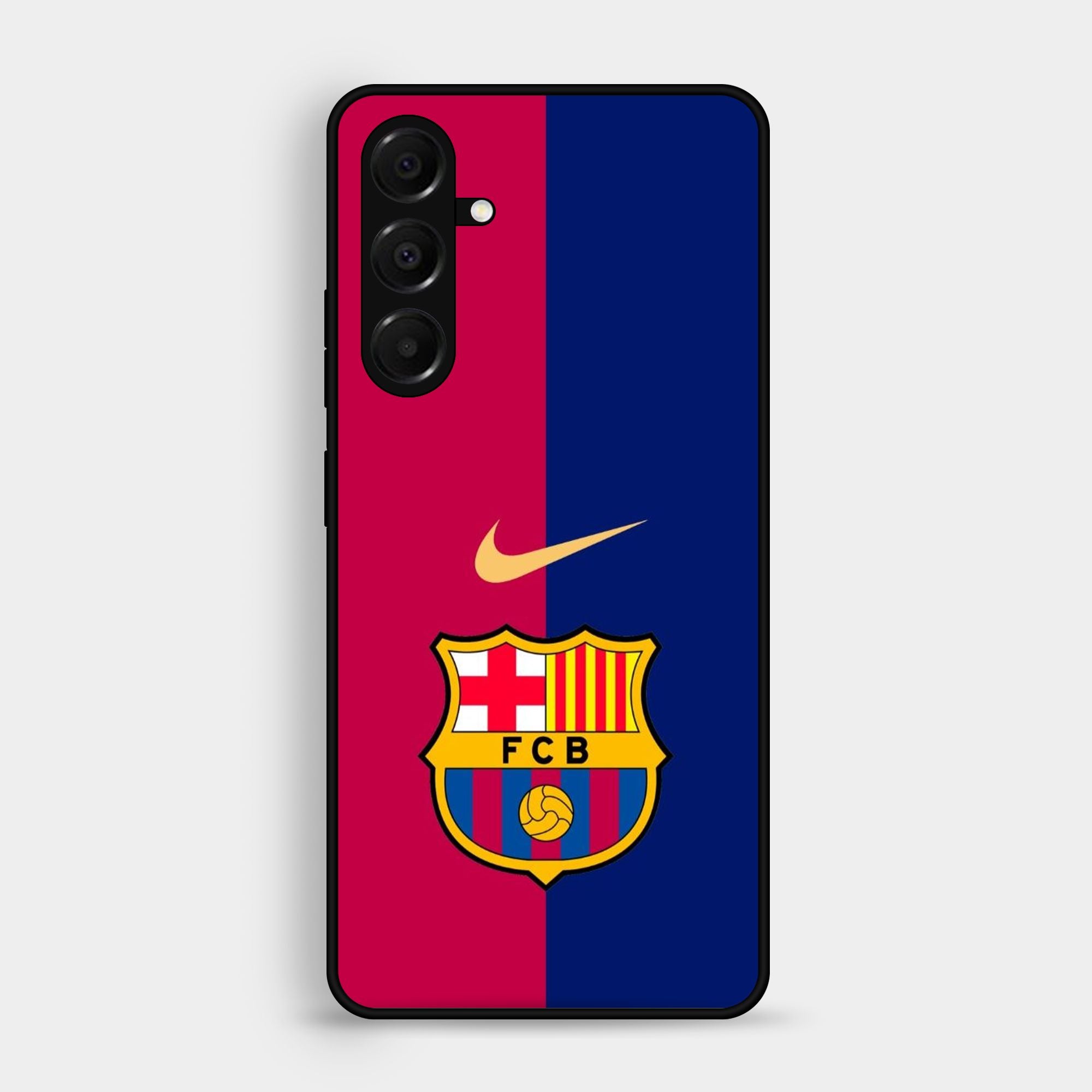 Samsung Galaxy S23 FE Barcelona Fc Wallpapers Premium Metal Printed Soft Bumper Shock Proof Case