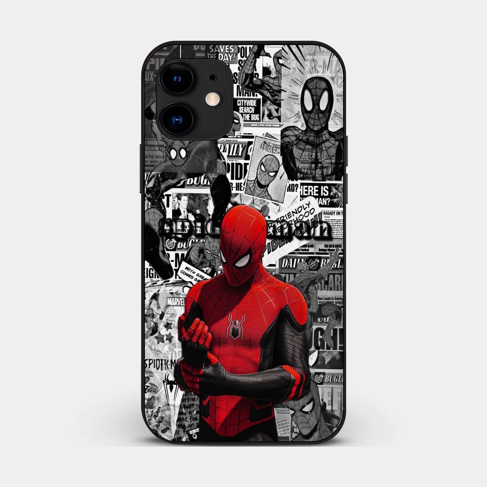 iPhone 12 Mini - Spiderman Wallpapers - Premium Glossy Phone Case
