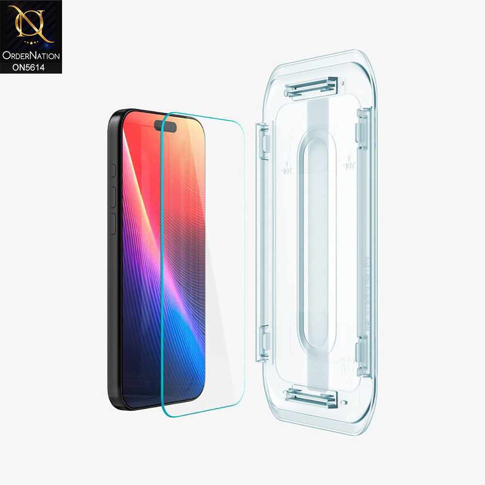 iPhone 17 Pro Max Protector - Transparent - New Tempered Glass Screen Protector [GlasTR EZ FIT]