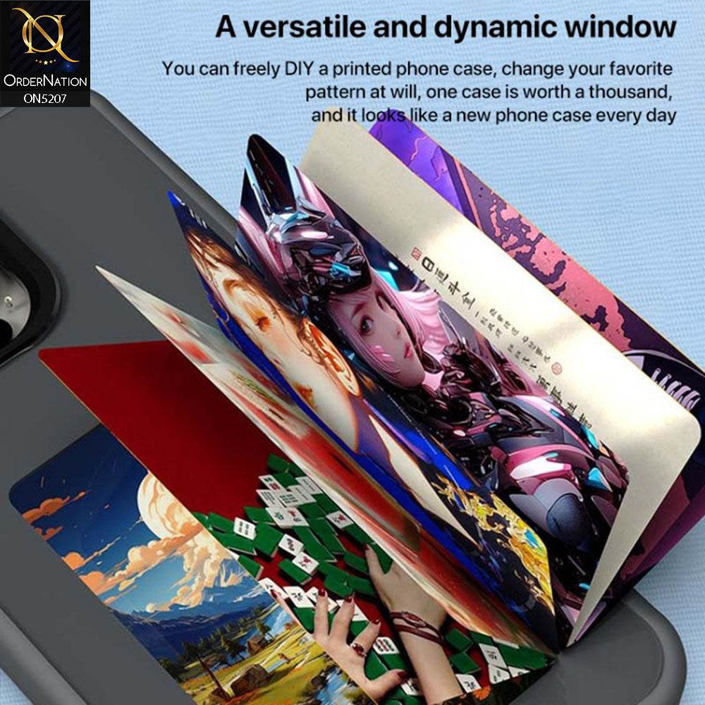 Samsung Galaxy S24 Ultra Cover - Black - New Tecnology Four-Color E-ink Screen NFC DIY Phone Case - Futurestore.pk