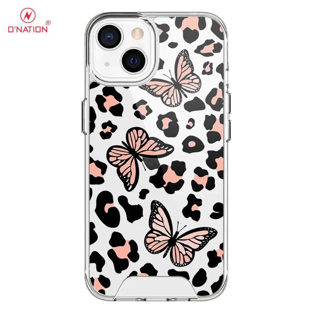 iPhone 13 Cover - O'Nation Butterfly Dreams Series - Clear Phone Case - Shockpoof Soft Tpu Clear Case