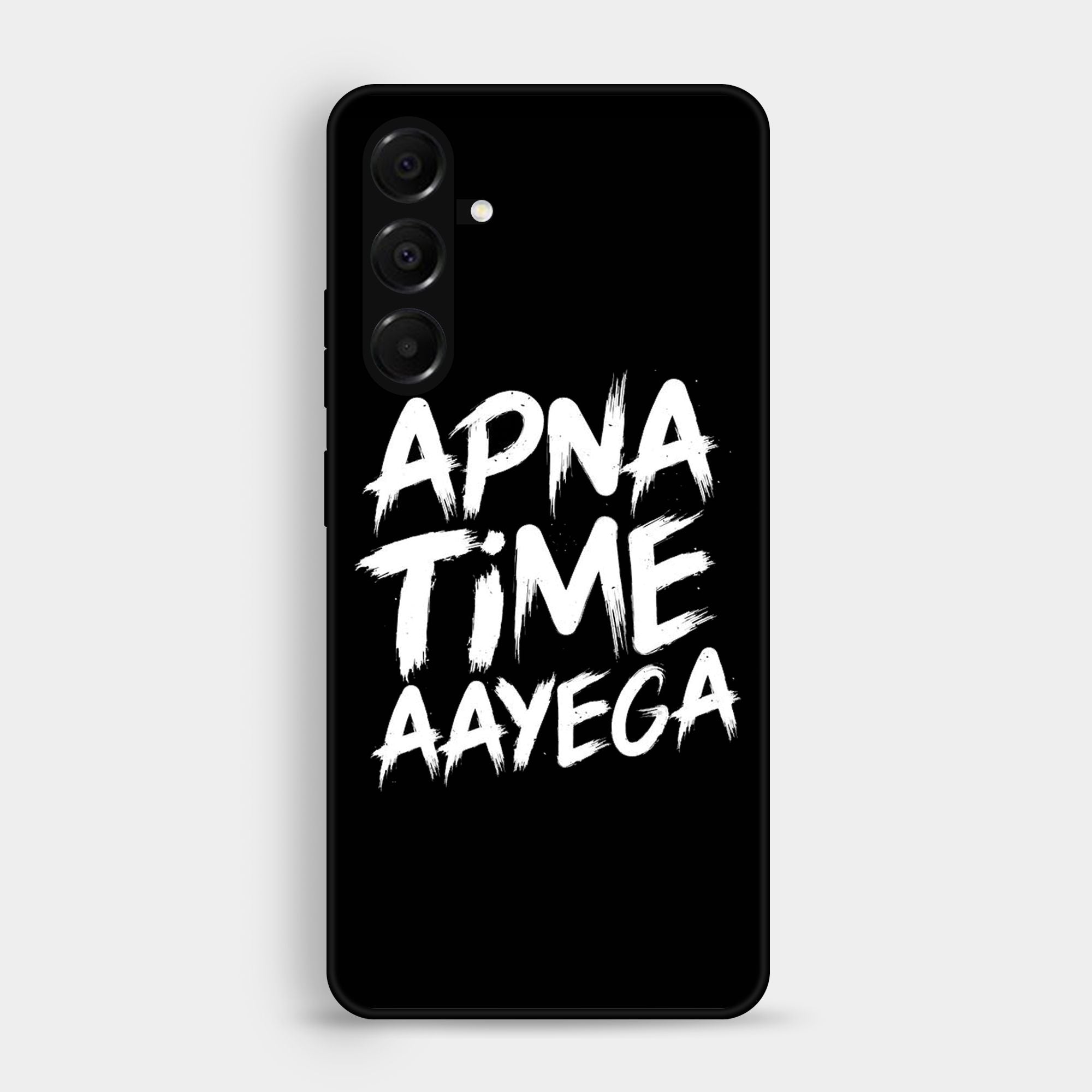 Samsung Samsung Galaxy A05s Apna Time Ayega Premium Metal Printed soft Bumper shock Proof Case