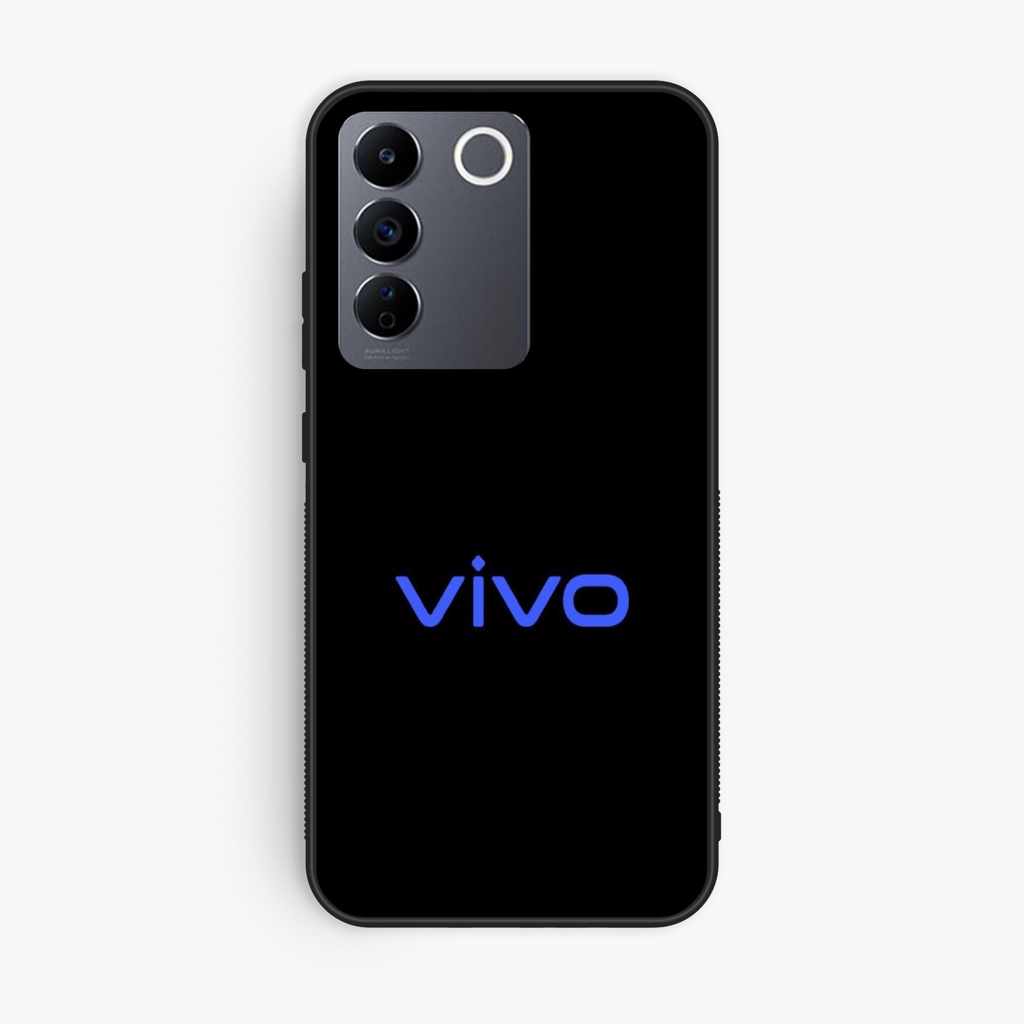 Vivo V27E A Black Background With The - Premium Glossy Phone Case