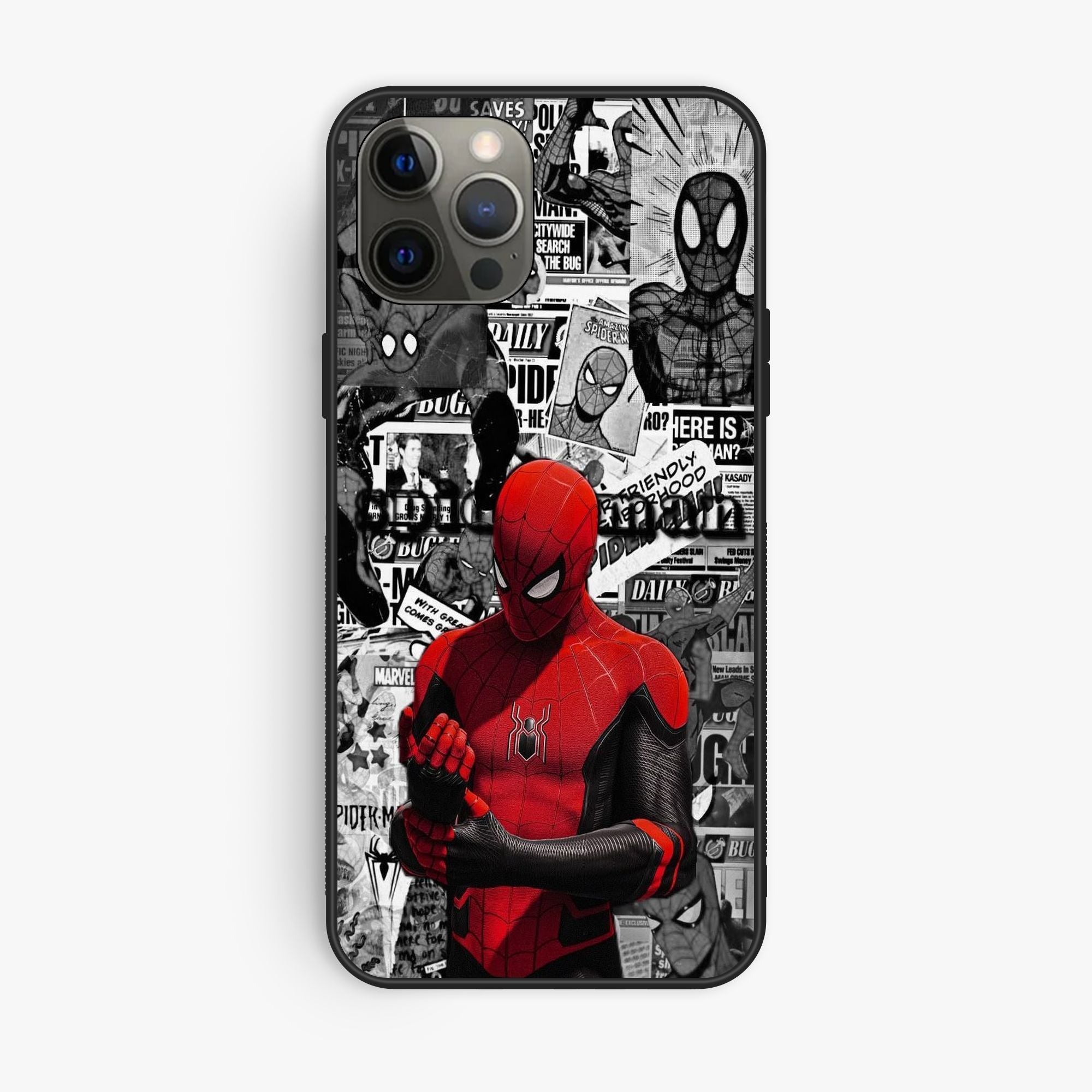 iPhone 12 Pro - Spiderman Wallpapers - Premium Glossy Phone Case