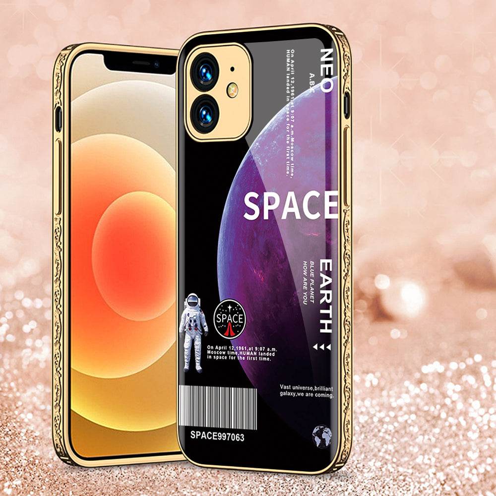 iPhone 11 Cover - Limitless Series - Premium Electroplated Shutterproof Case Soft Silicon Borders Case Design4