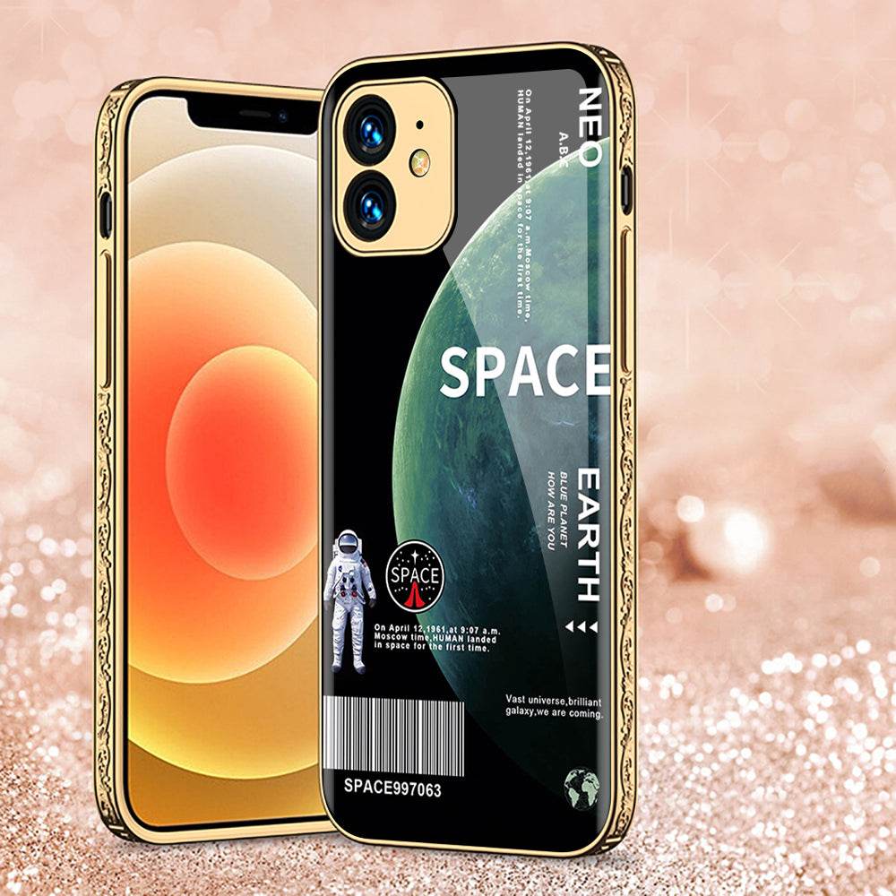 iPhone 11 Cover - Limitless Series - Premium Electroplated Shutterproof Case Soft Silicon Borders Case Design5