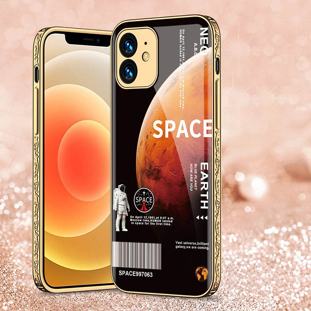 iPhone 11 Cover - Limitless Series - Premium Electroplated Shutterproof Case Soft Silicon Borders Case Design8