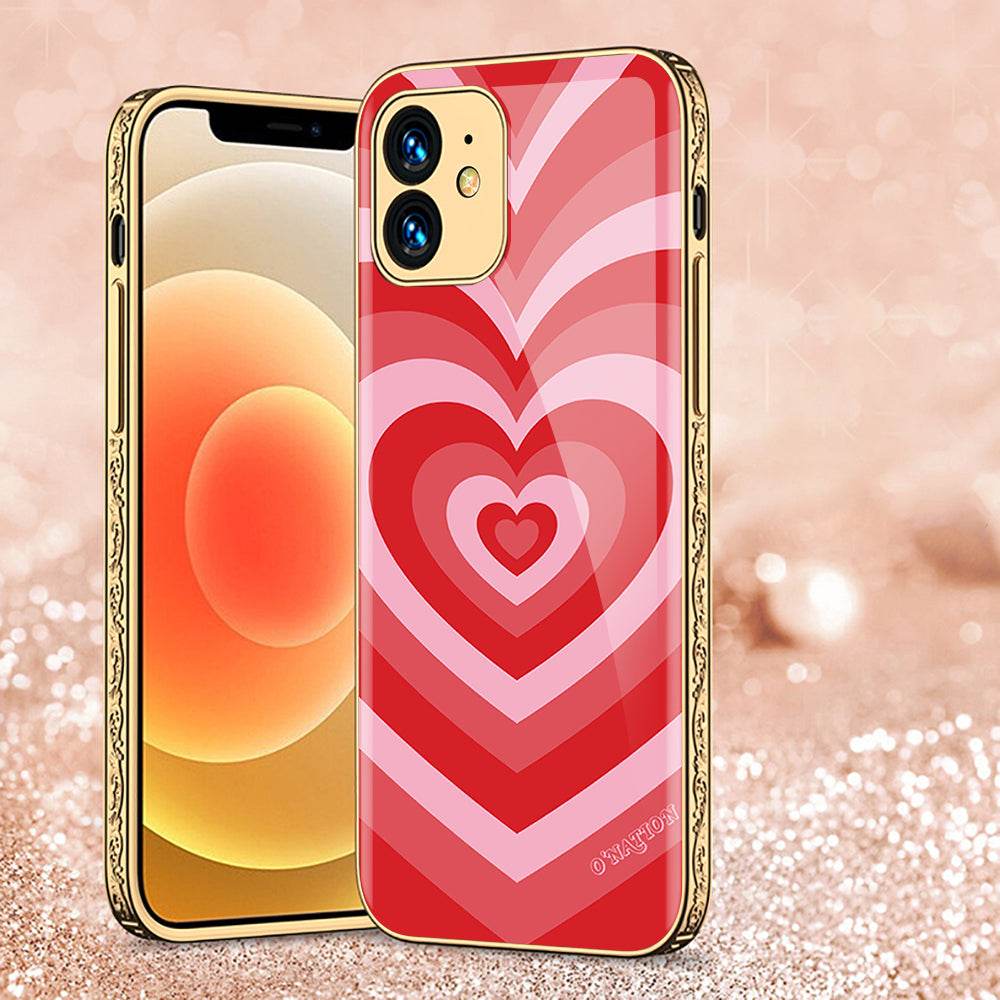 iPhone 11 Cover - O'Nation Heartbeat Series - Premium Electroplated Shutterproof Case Soft Silicon Borders Case Design4