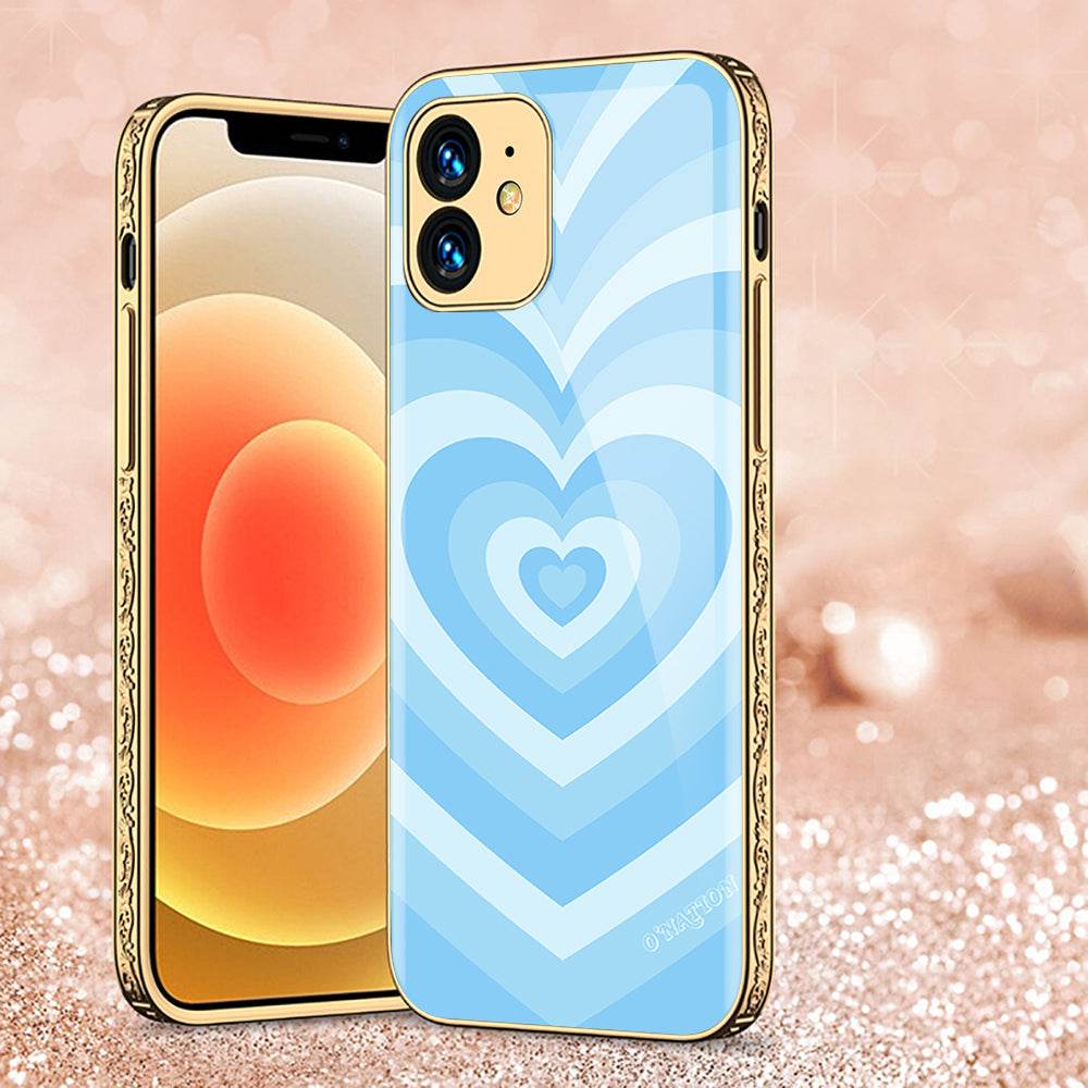 iPhone 11 Cover - O'Nation Heartbeat Series - Premium Electroplated Shutterproof Case Soft Silicon Borders Case Design5