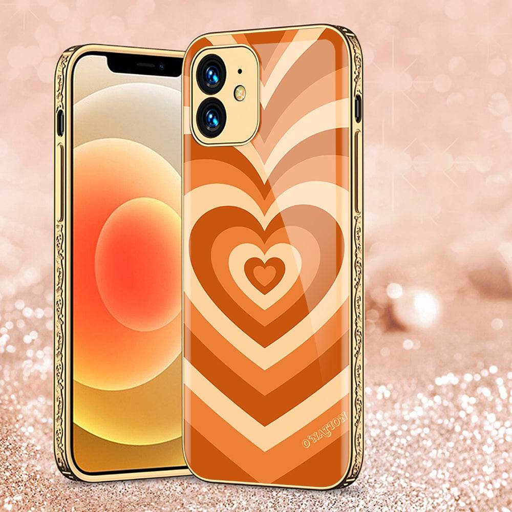 iPhone 11 Cover - O'Nation Heartbeat Series - Premium Electroplated Shutterproof Case Soft Silicon Borders Case Design7