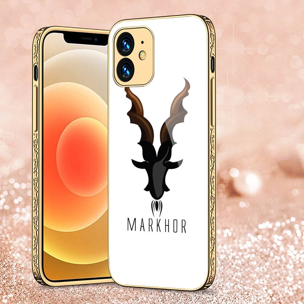 iPhone 11 Cover - Markhor Series - Premium Electroplated Shutterproof Case Soft Silicon Borders Case Design2