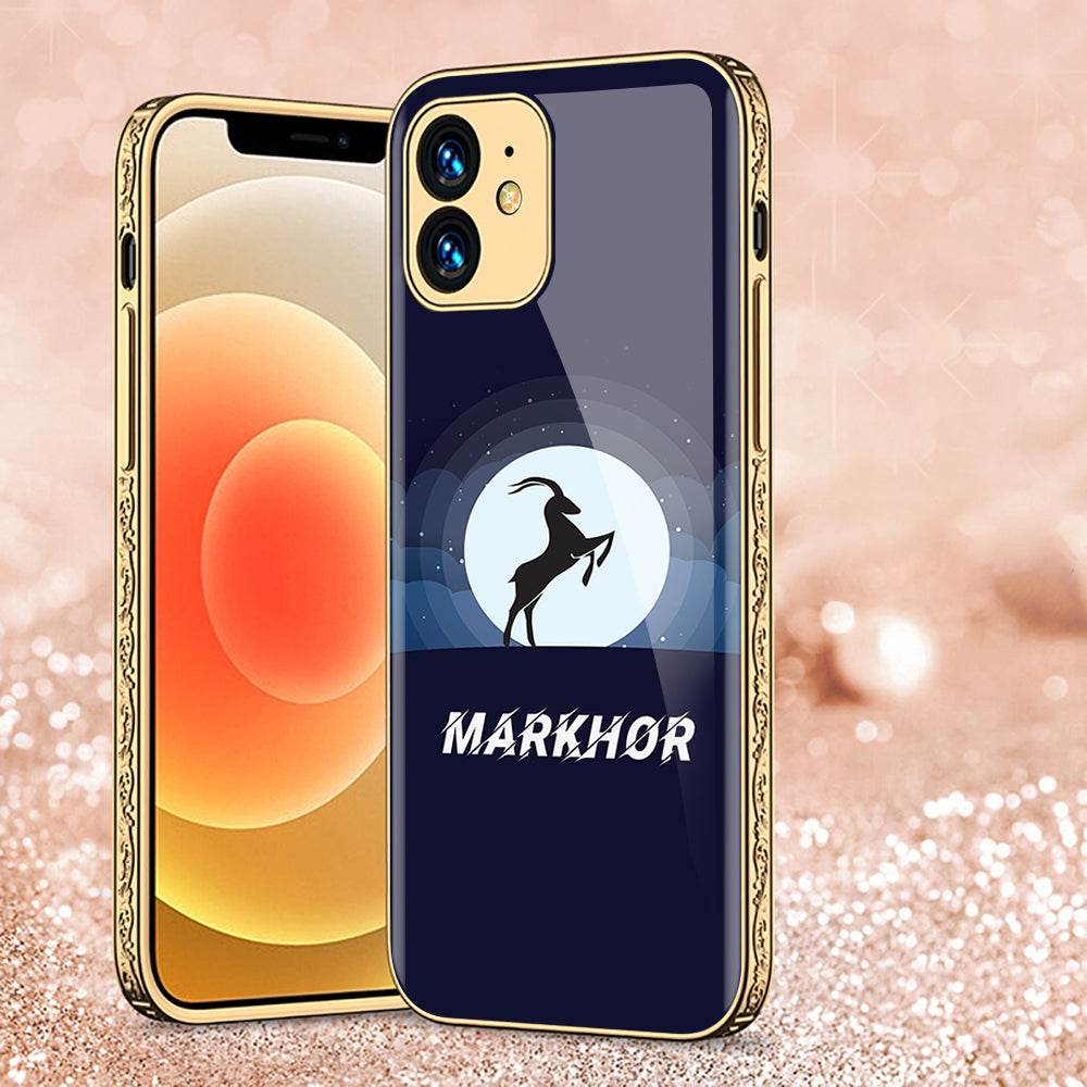 iPhone 11 Cover - Markhor Series - Premium Electroplated Shutterproof Case Soft Silicon Borders Case Design6