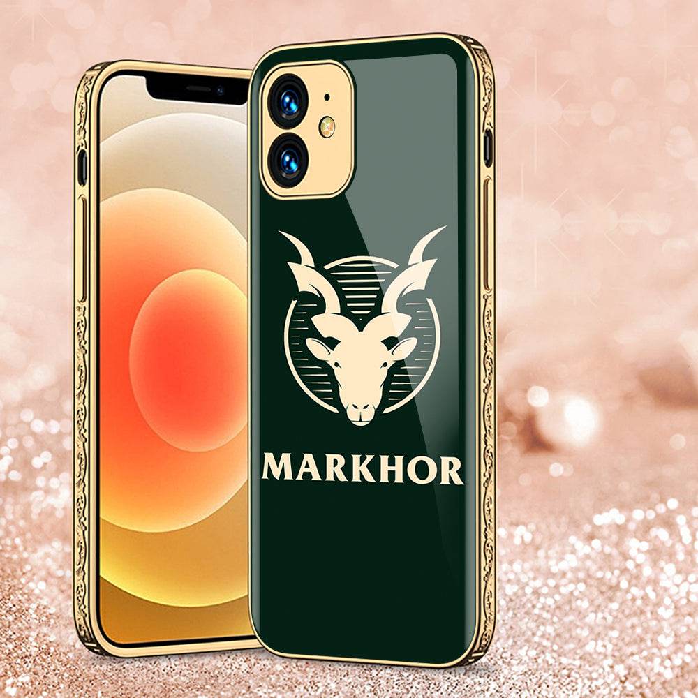iPhone 11 Cover - Markhor Series - Premium Electroplated Shutterproof Case Soft Silicon Borders Case Design7