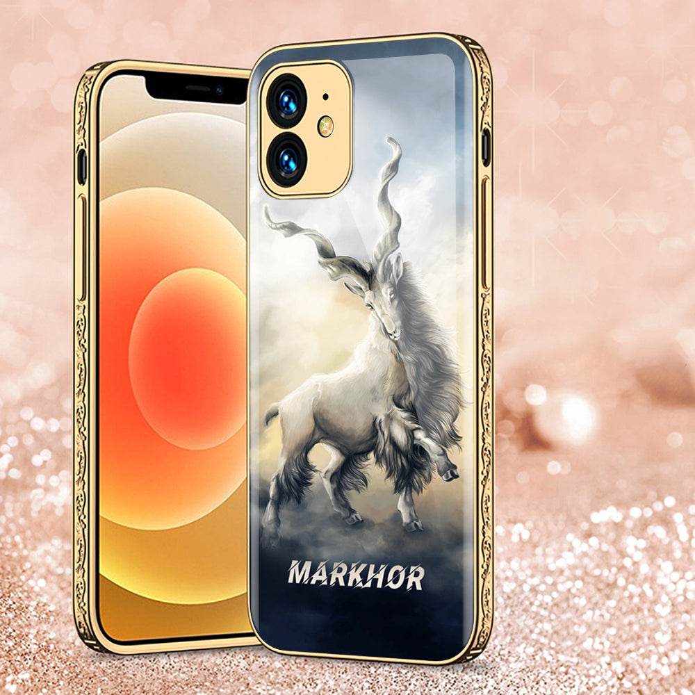 iPhone 11 Cover - Markhor Series - Premium Electroplated Shutterproof Case Soft Silicon Borders Case Design8