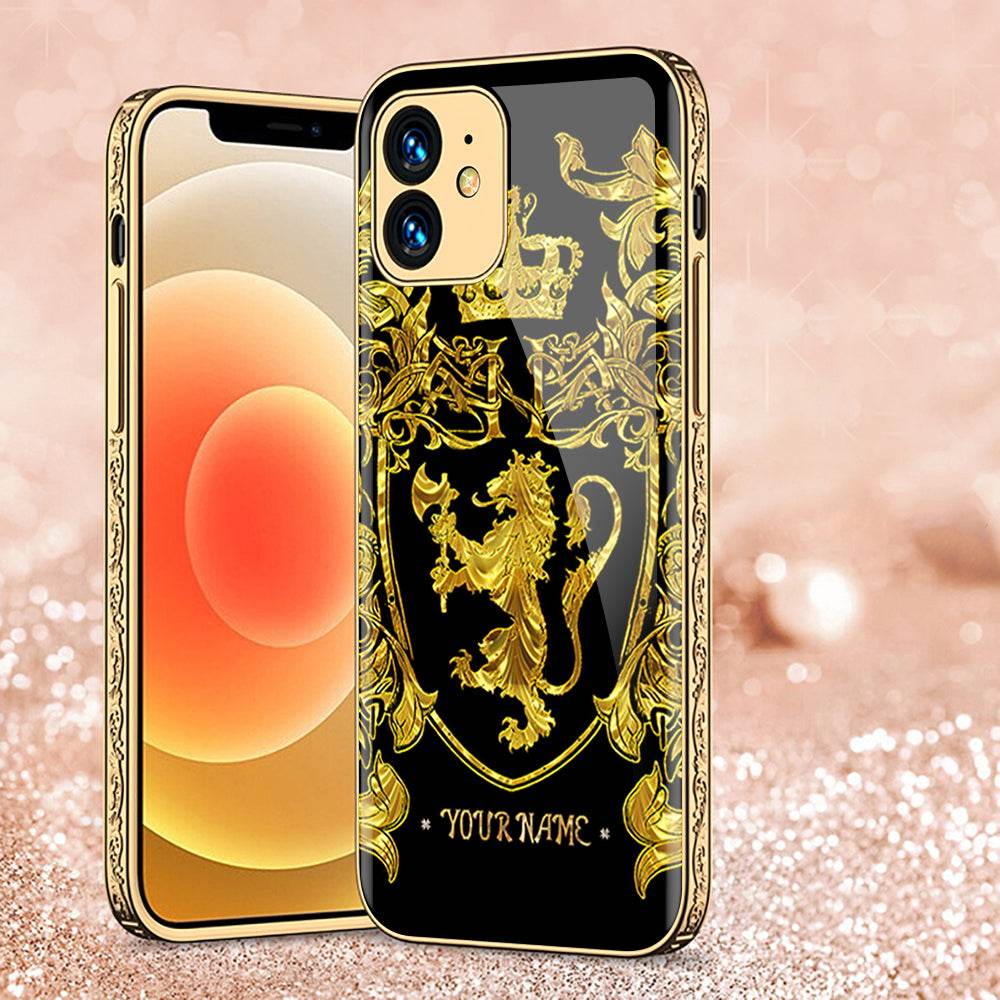 iPhone 11 Cover - Gold Series - Premium Electroplated Shutterproof Case Soft Silicon Borders Case Design2