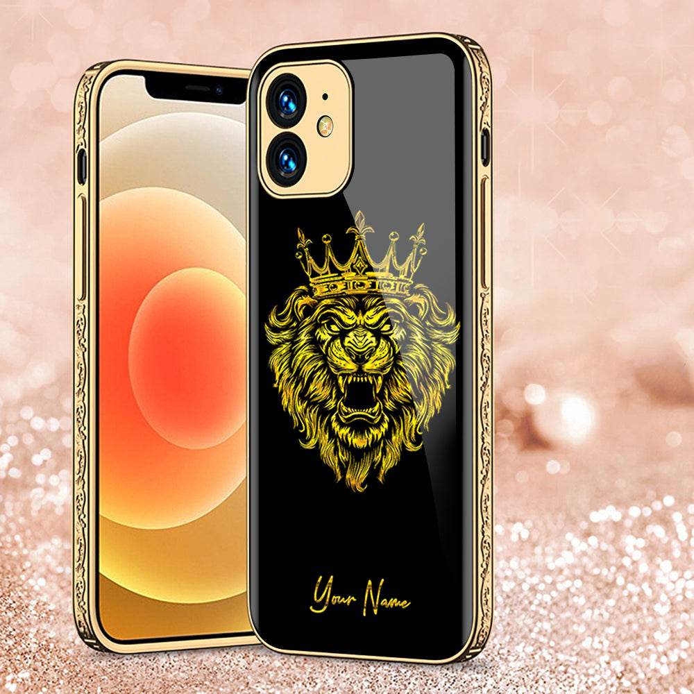 iPhone 11 Cover - Gold Series - Premium Electroplated Shutterproof Case Soft Silicon Borders Case Design5