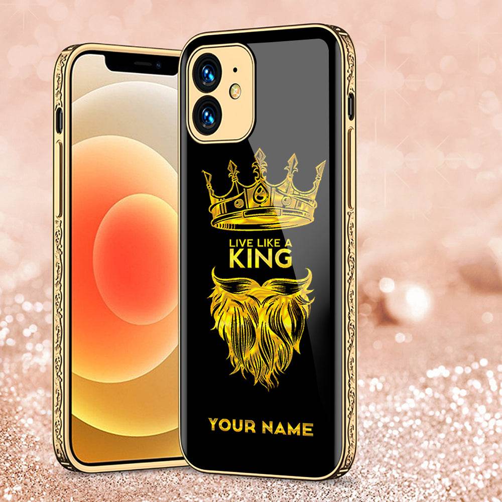 iPhone 11 Cover - Gold Series - Premium Electroplated Shutterproof Case Soft Silicon Borders Case Design7