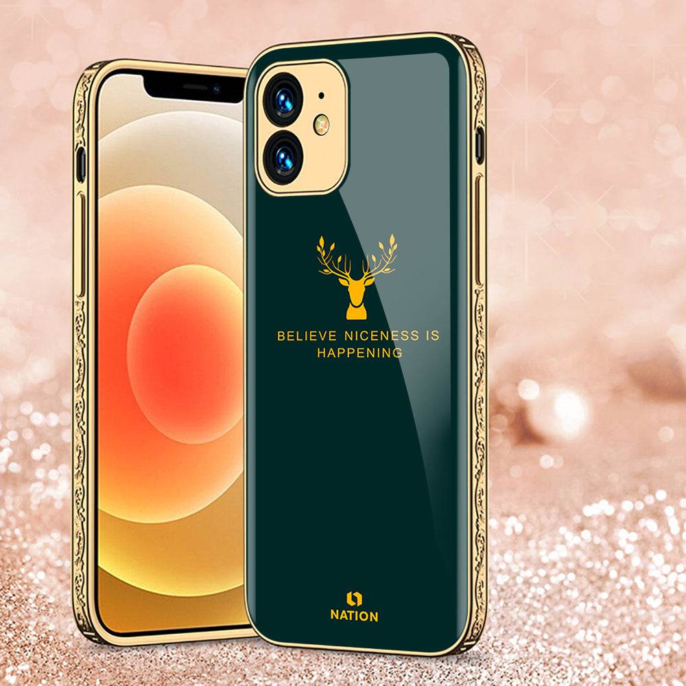 iPhone 11 Cover - Nice Series - Premium Electroplated Shutterproof Case Soft Silicon Borders Case Design1