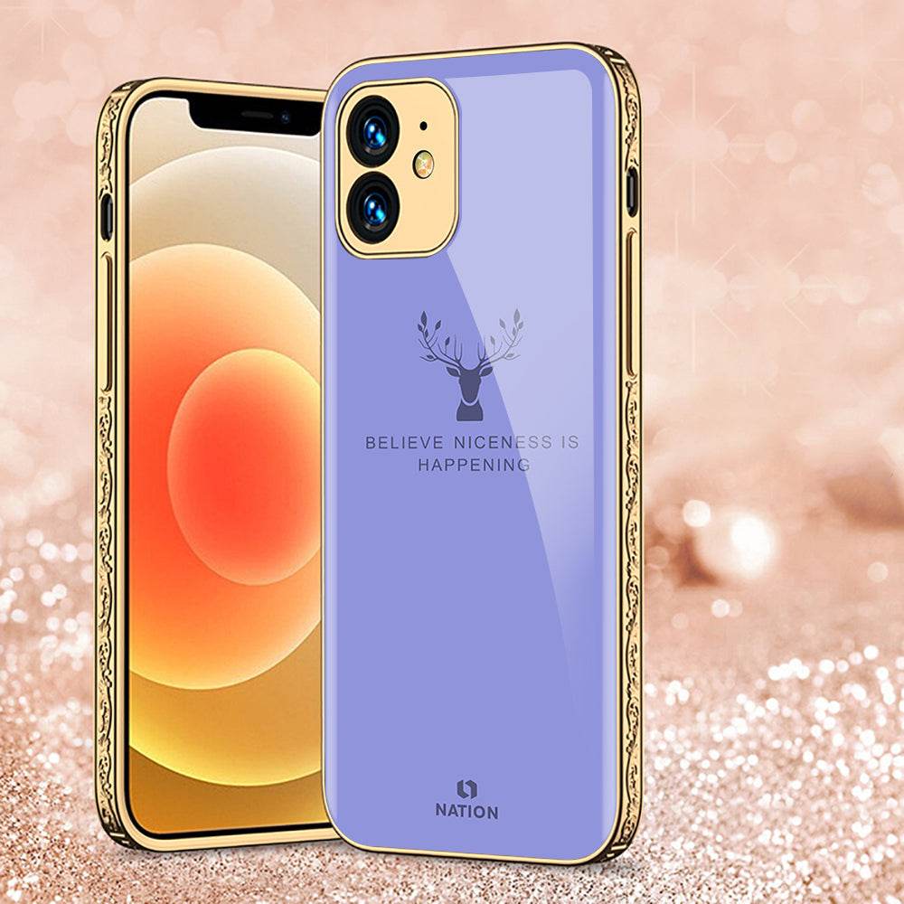 iPhone 11 Cover - Nice Series - Premium Electroplated Shutterproof Case Soft Silicon Borders Case Design4