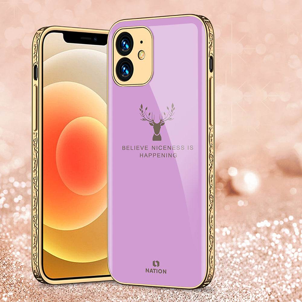 iPhone 11 Cover - Nice Series - Premium Electroplated Shutterproof Case Soft Silicon Borders Case Design5