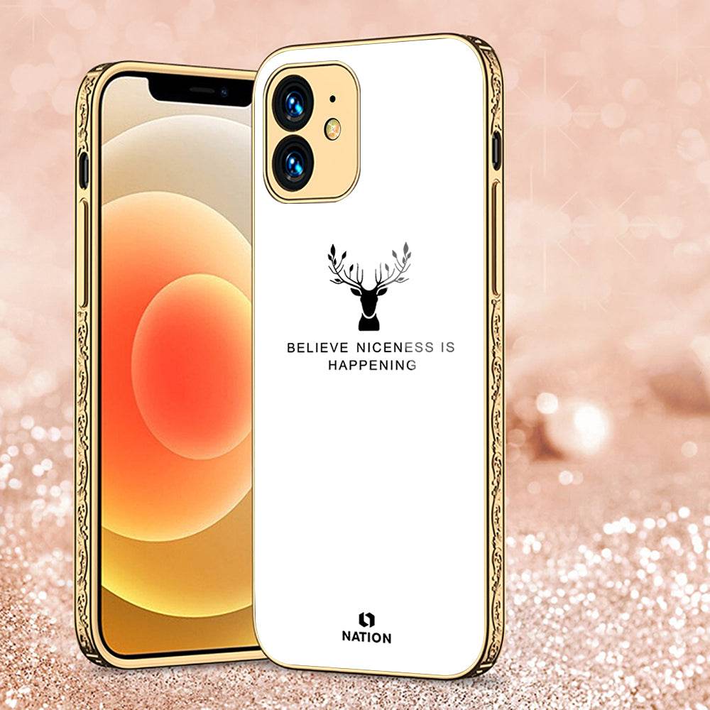 iPhone 11 Cover - Nice Series - Premium Electroplated Shutterproof Case Soft Silicon Borders Case Design6