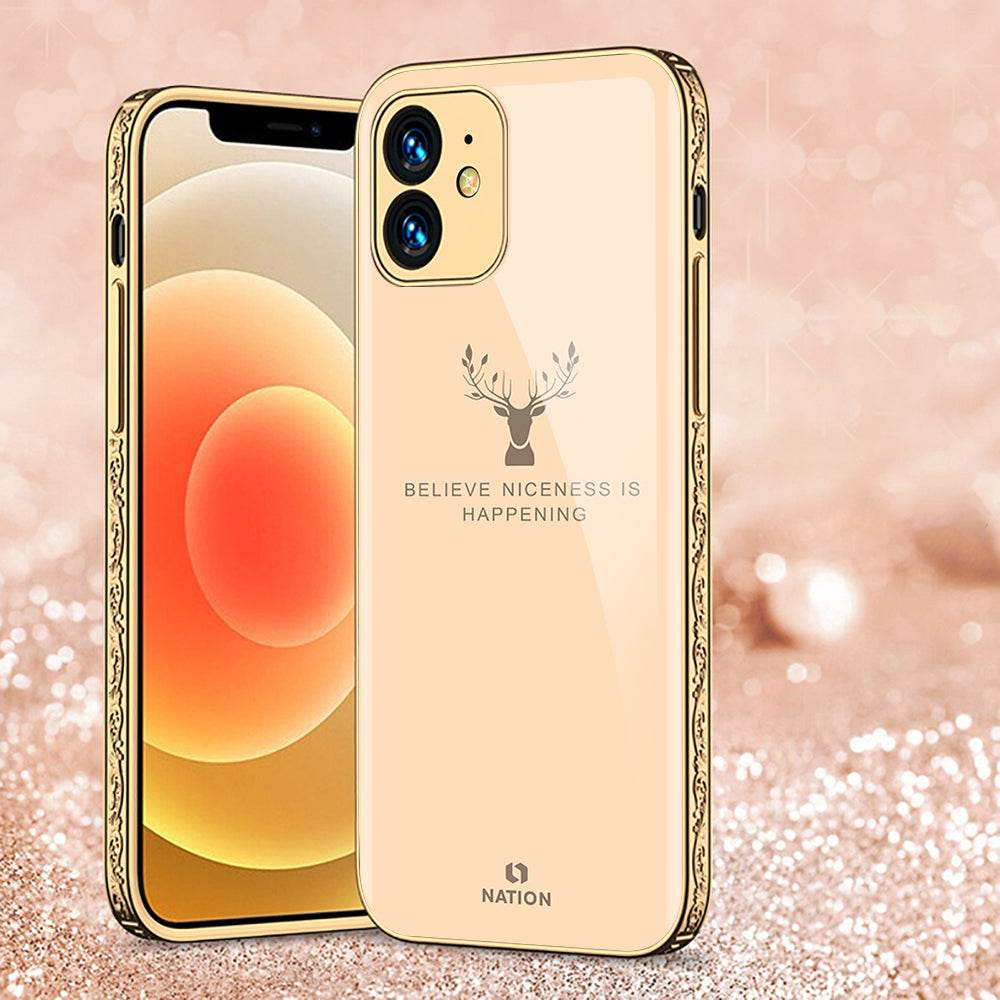 iPhone 11 Cover - Nice Series - Premium Electroplated Shutterproof Case Soft Silicon Borders Case Design7