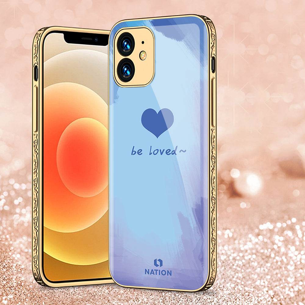 iPhone 11 Cover - Onation Heart Series - Premium Electroplated Shutterproof Case Soft Silicon Borders Case - Futurestore.pk