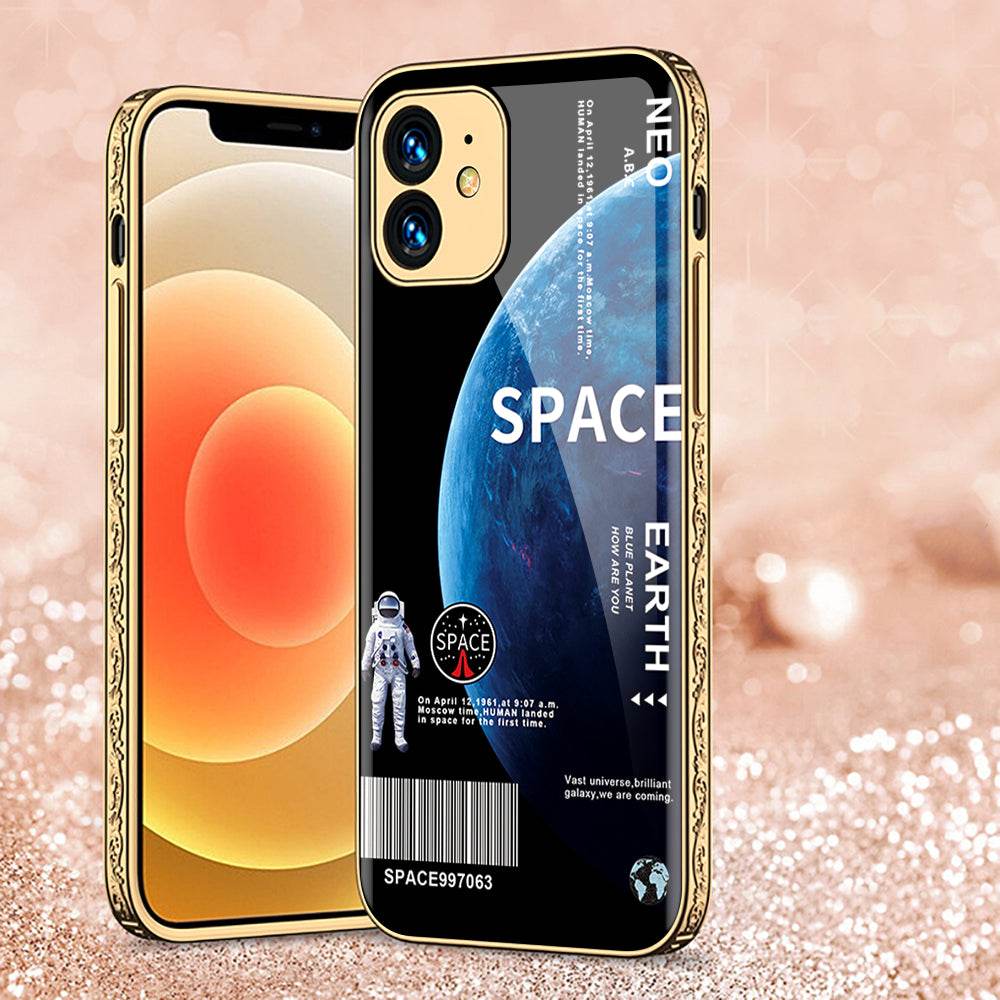 iPhone 11 Cover - Limitless Series - Premium Electroplated Shutterproof Case Soft Silicon Borders Case Design1