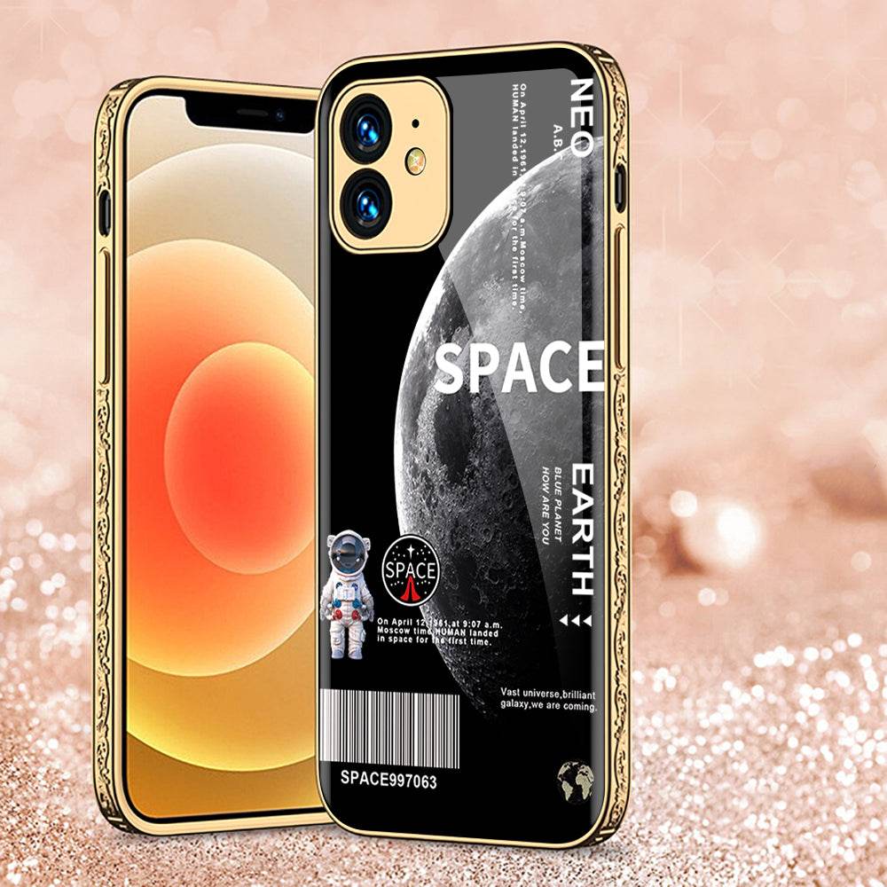 iPhone 11 Cover - Limitless Series - Premium Electroplated Shutterproof Case Soft Silicon Borders Case Design2