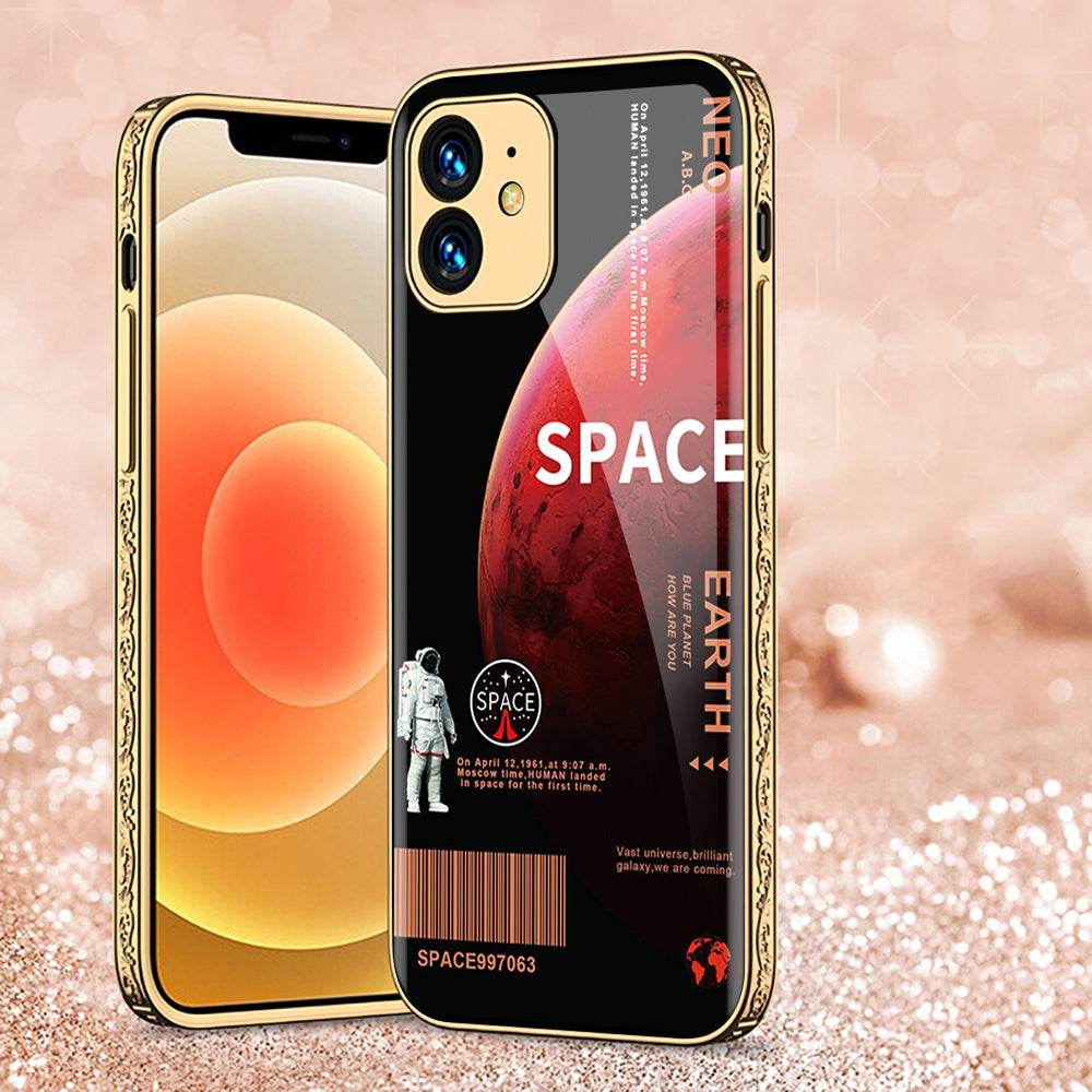 iPhone 11 Cover - Limitless Series - Premium Electroplated Shutterproof Case Soft Silicon Borders Case Design3