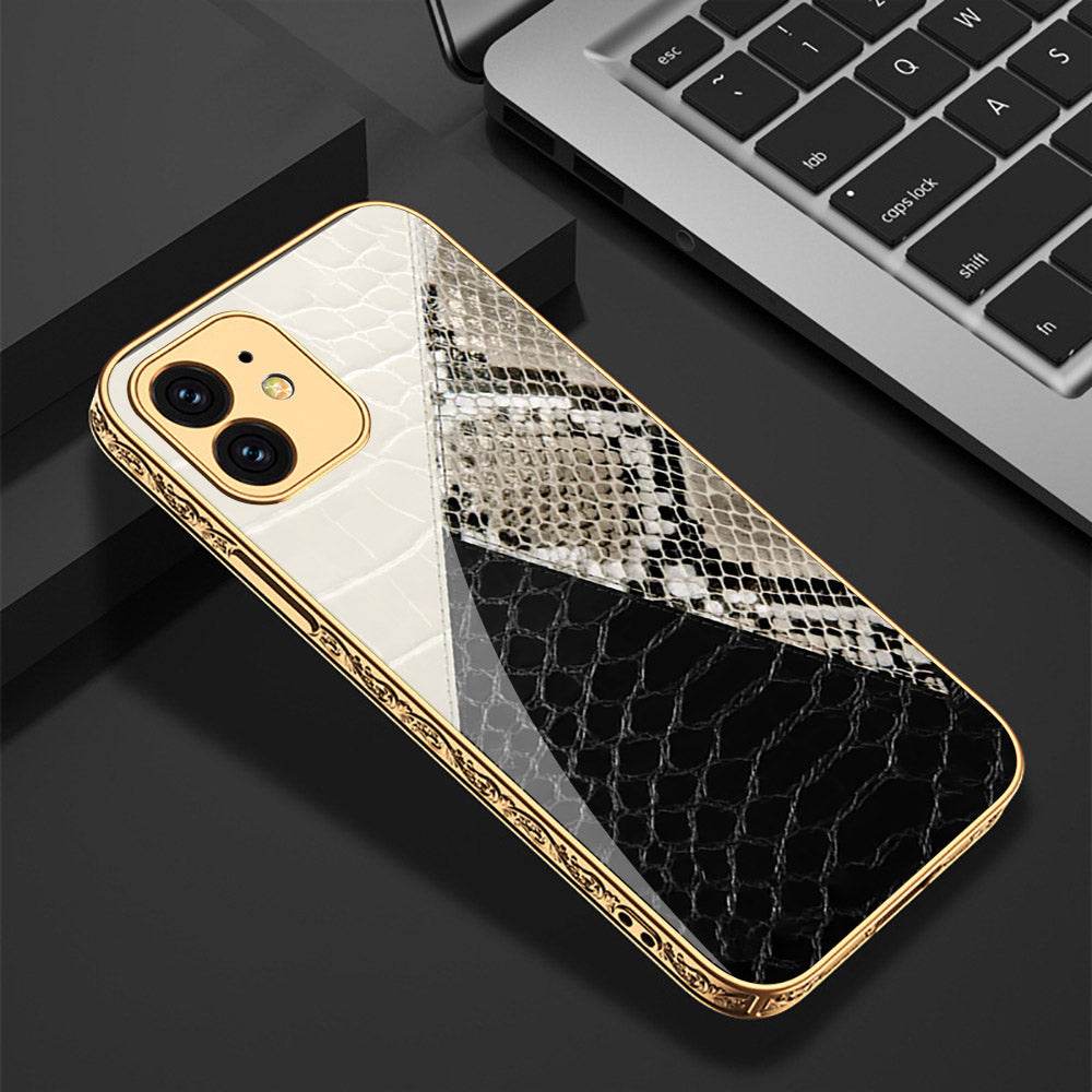 iPhone 11 Cover - Printed Skins Series - Premium Electroplated Shutterproof Case Soft Silicon Borders Case - Futurestore.pk