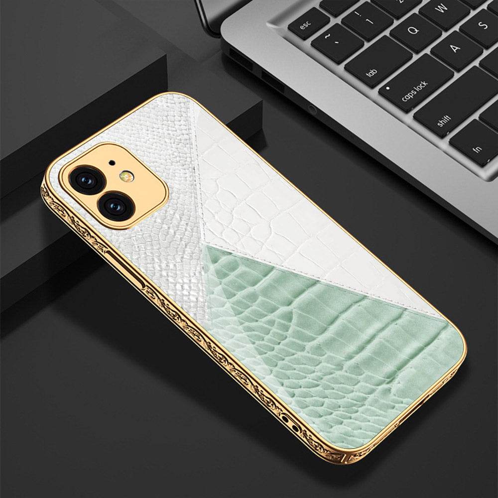 iPhone 11 Cover - Printed Skins Series - Premium Electroplated Shutterproof Case Soft Silicon Borders Case - Futurestore.pk