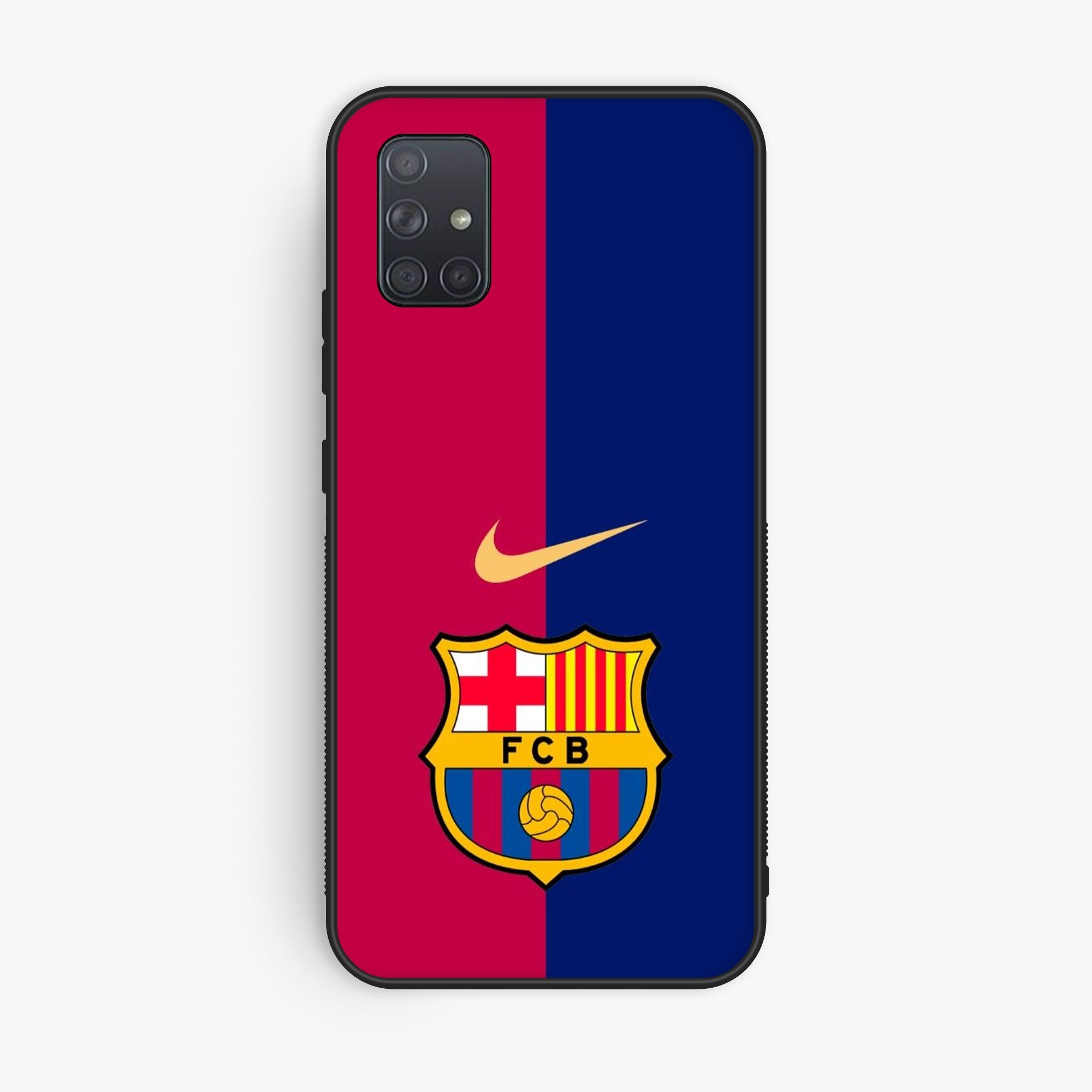 Samsung Galaxy A71 Barcelona Fc Wallpapers Premium Metal Printed Soft Bumper Shock Proof Case