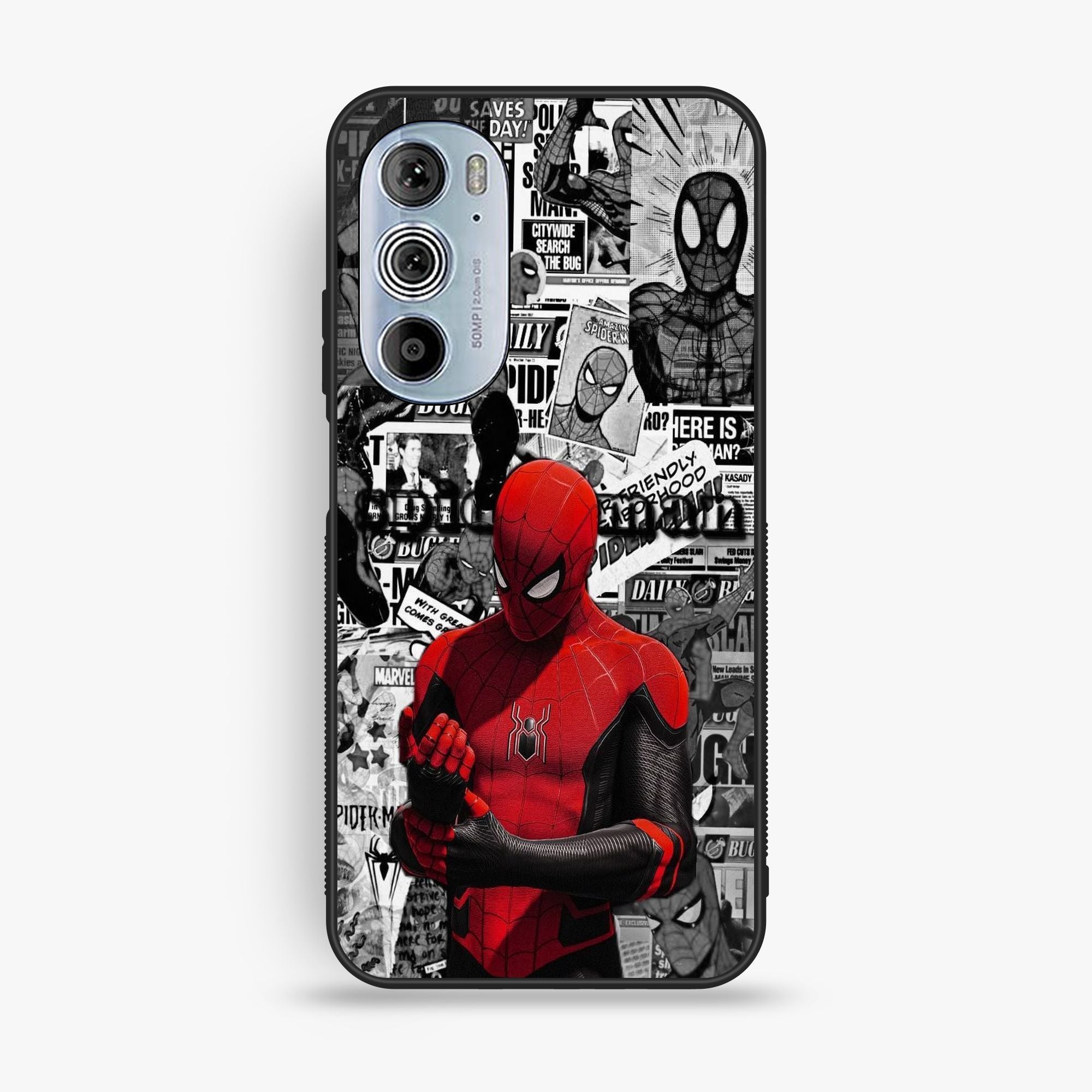 Motorola Edge 30 Pro - Spiderman Wallpapers - Premium Glossy Phone Case