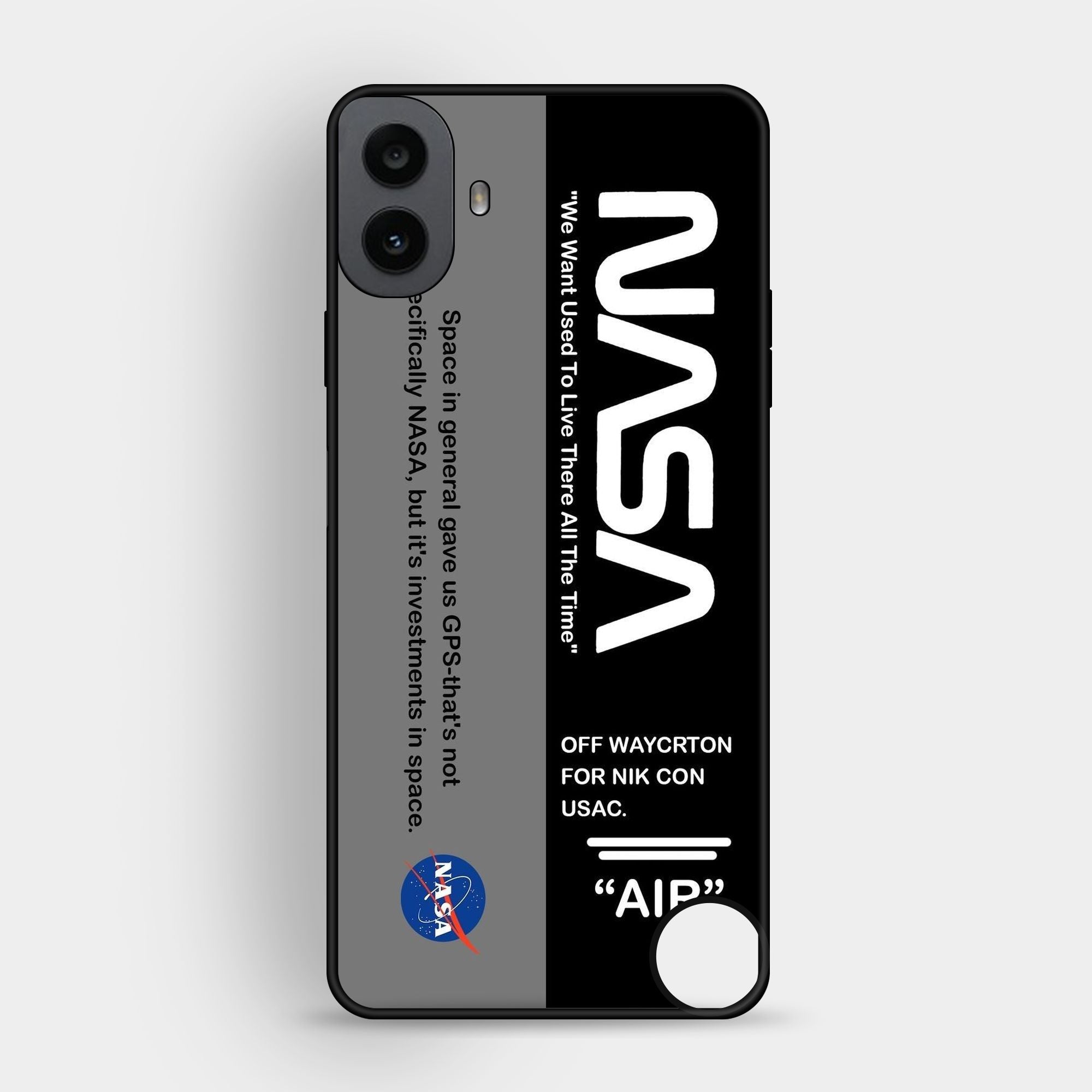 Nothing CMF Phone 1 - The Nasa Logo And - Premium Glossy Phone Case