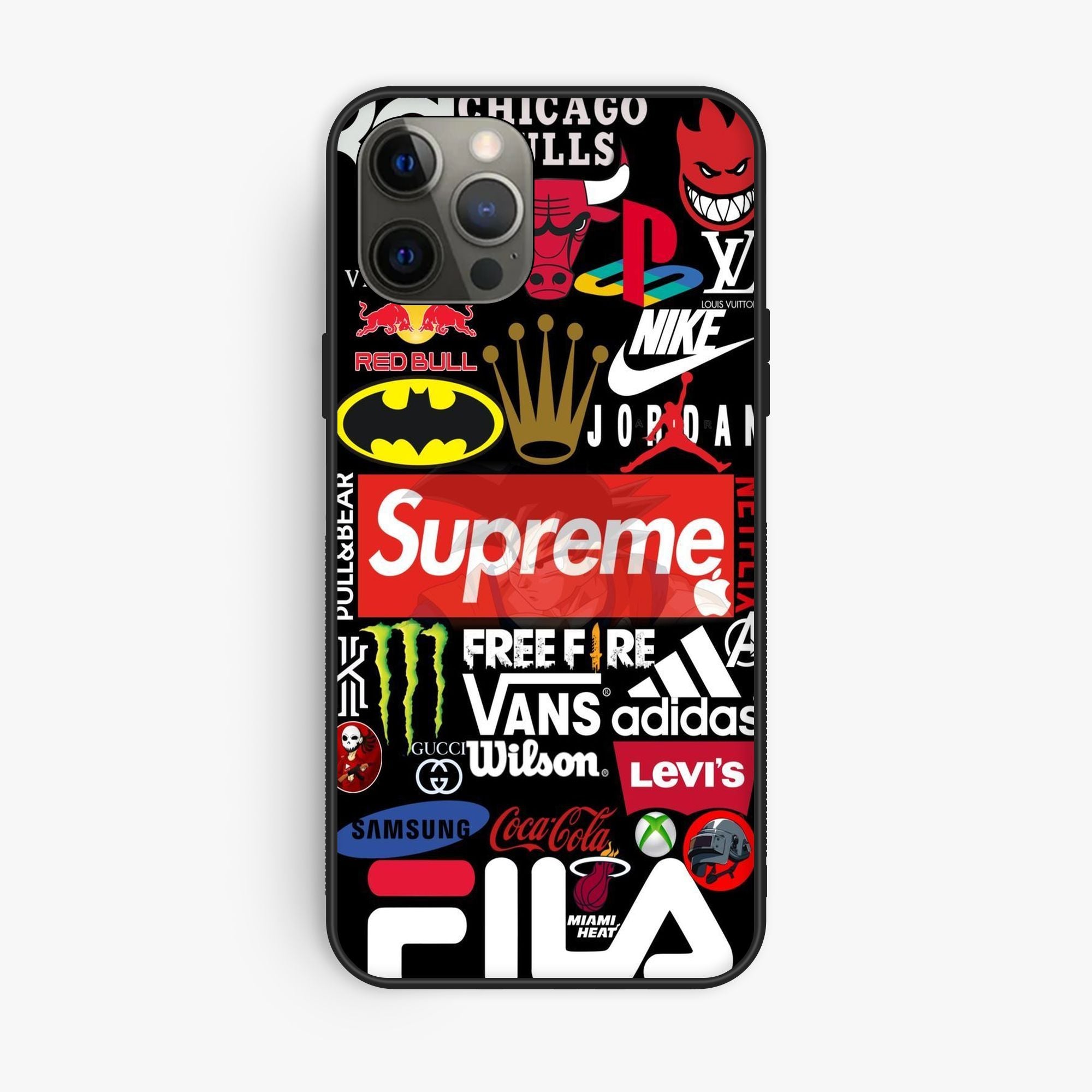 iPhone 12 Pro - A Poster With The Logos - Premium Glossy Phone Case
