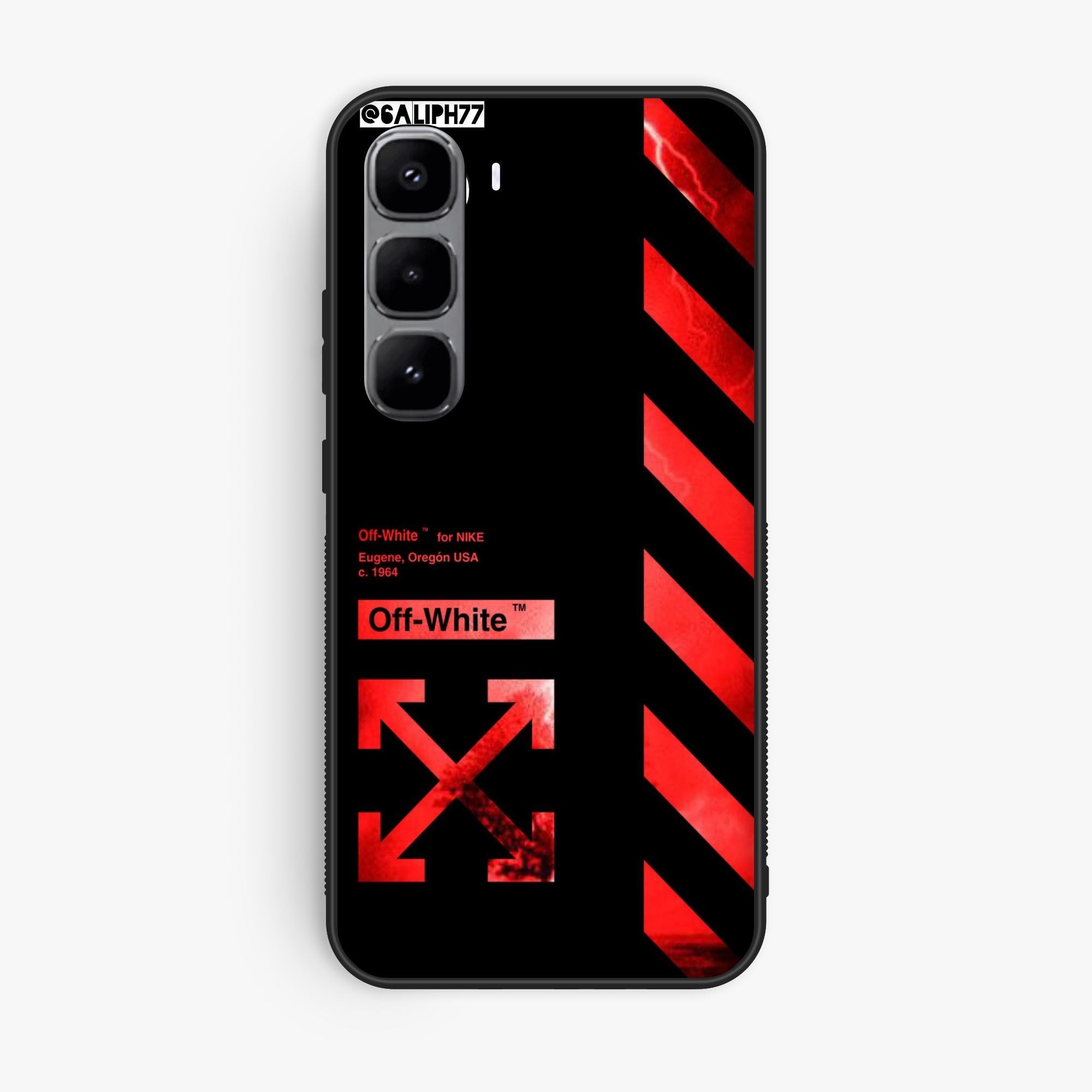 Infinix Hot 60 Pro Plus - Off - White X - Premium Glossy Phone Case